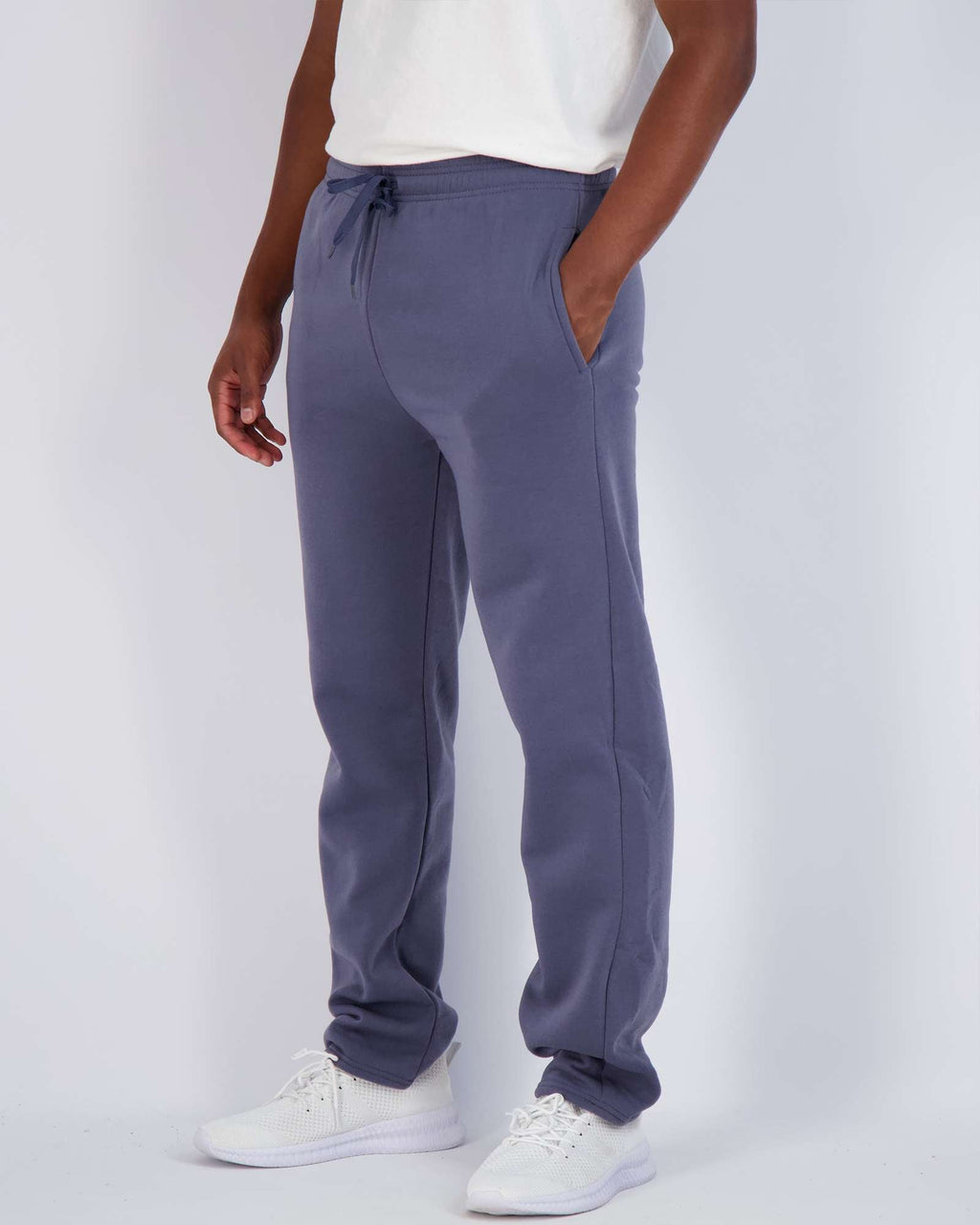 3 Pack: Mens Fleece Open Bottom Sweatpants