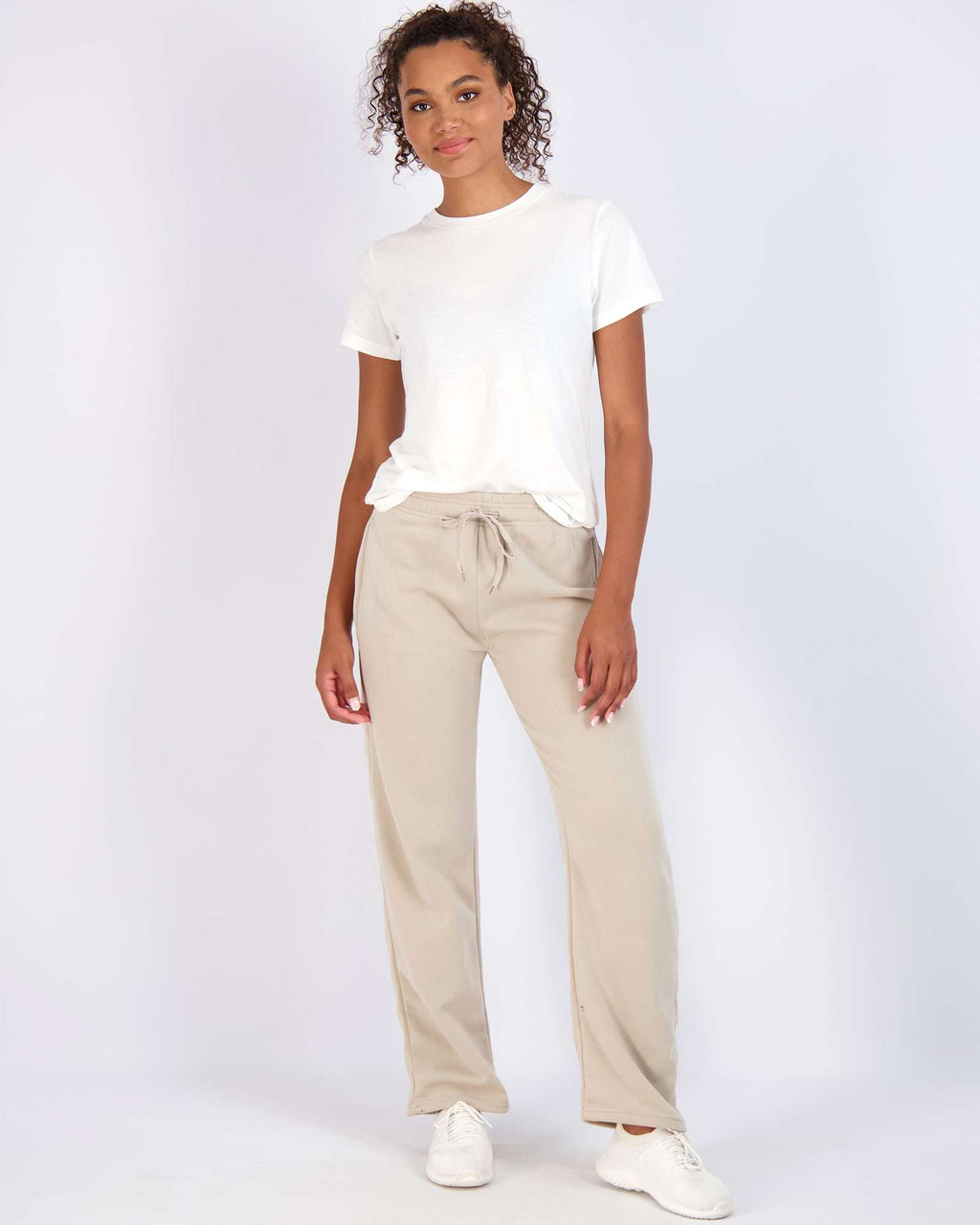 3 Pack: Womens Fleece Open Bottom Sweatpants