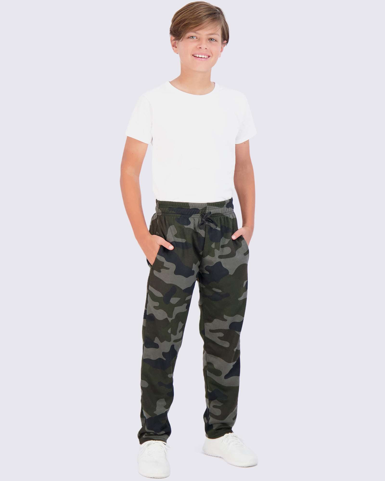 3 Pack: Boys Fleece Open Bottom Sweatpants