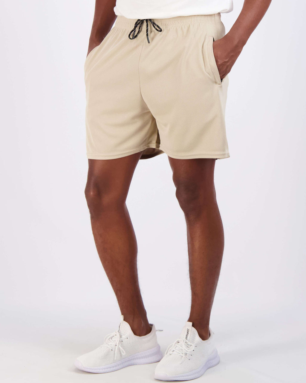 4 Pack: Men's 5" Mesh Running Shorts with Zipper Pockets