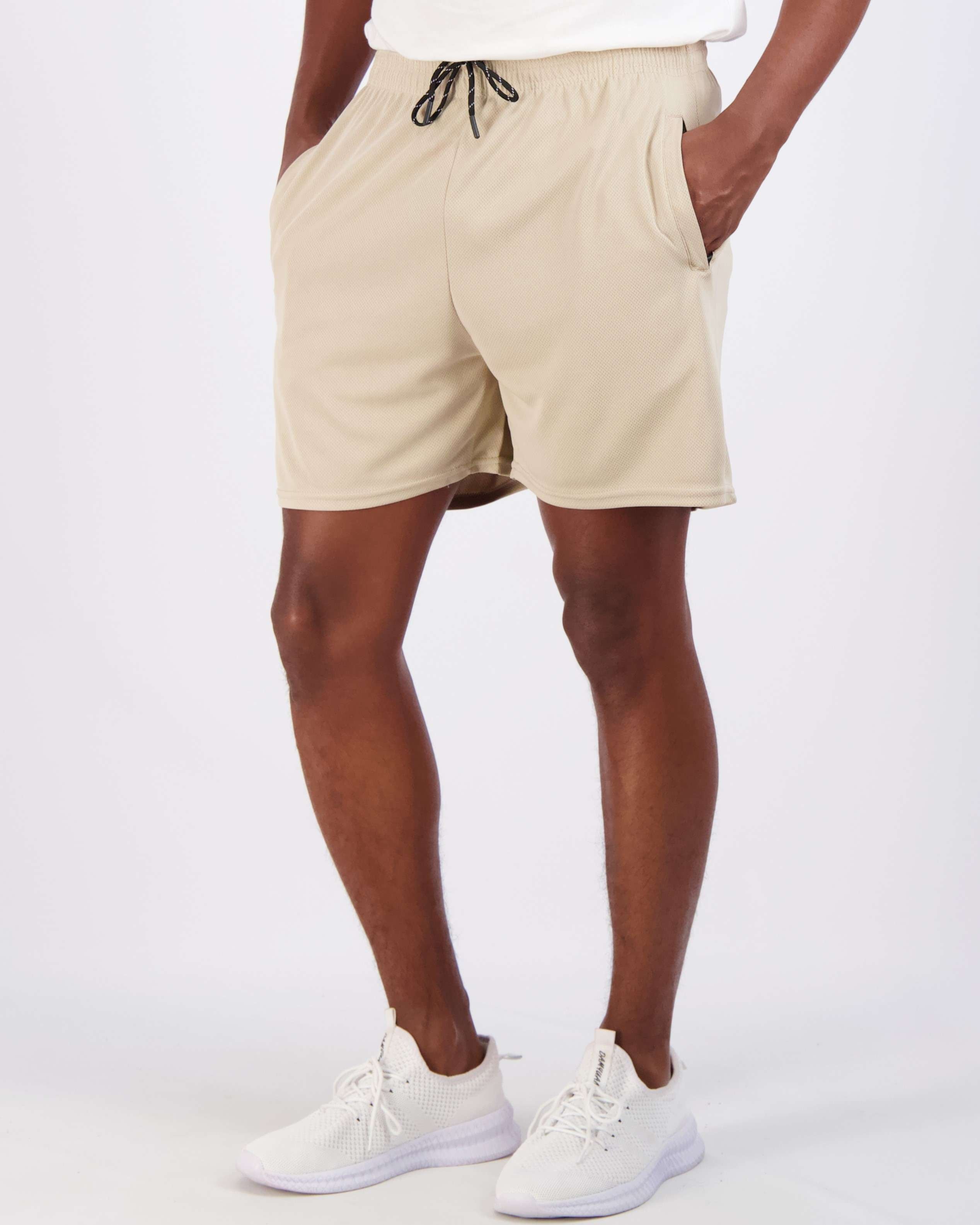4 Pack: Men's 5" Mesh Running Shorts with Zipper Pockets
