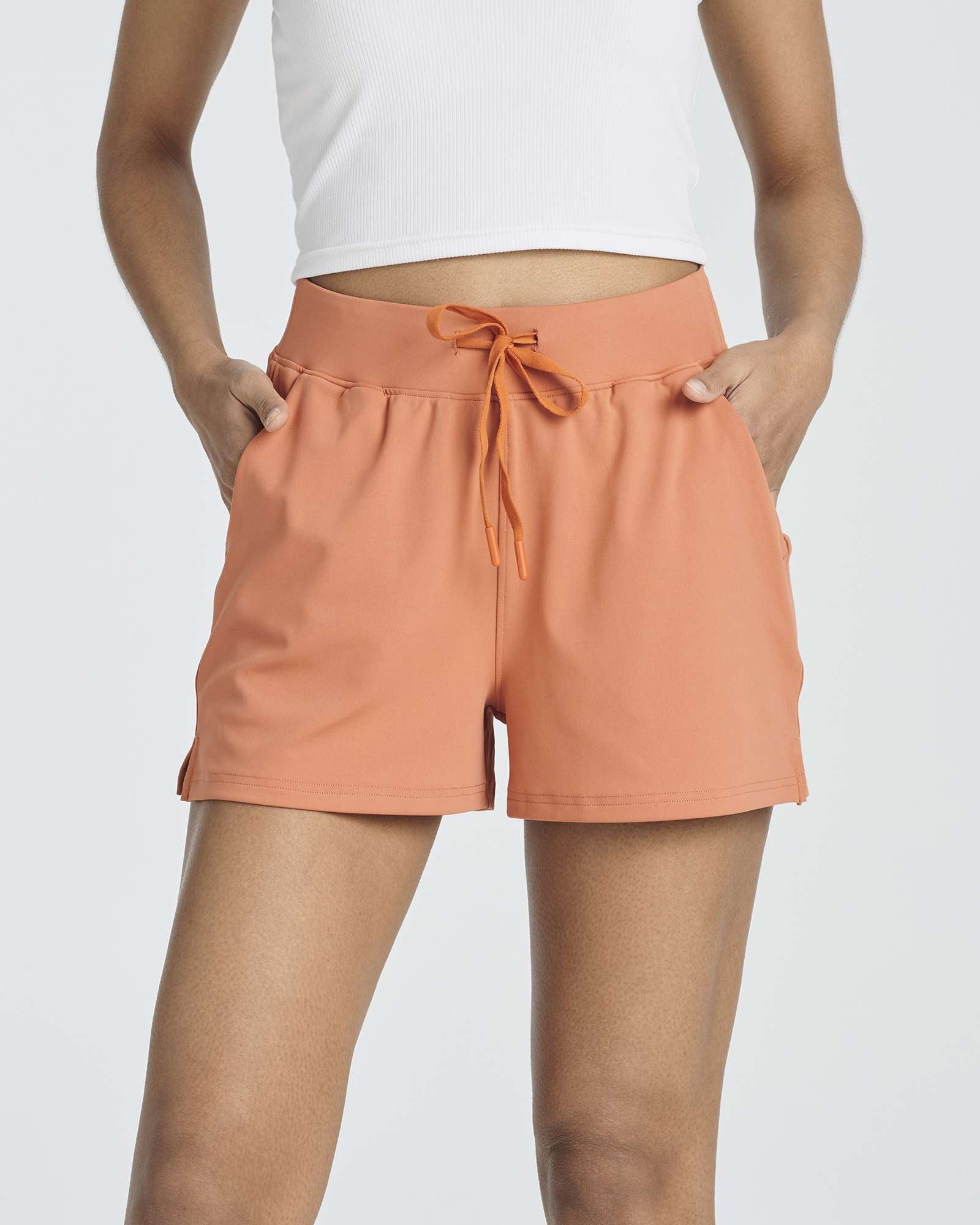 3 Pack: Women's 3" Athletic Workout Shorts with Pockets (Available in Big &