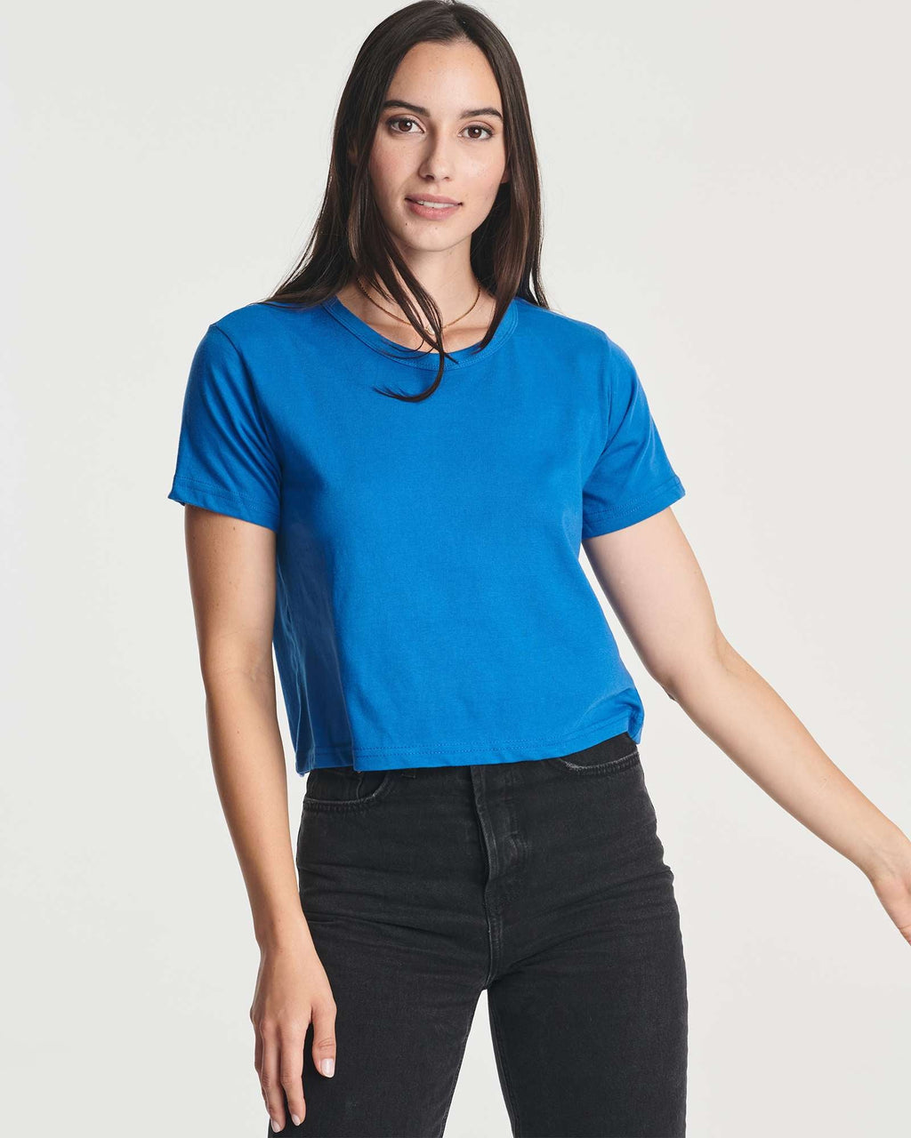 4 Pack: Women's Short Sleeve Crop Top