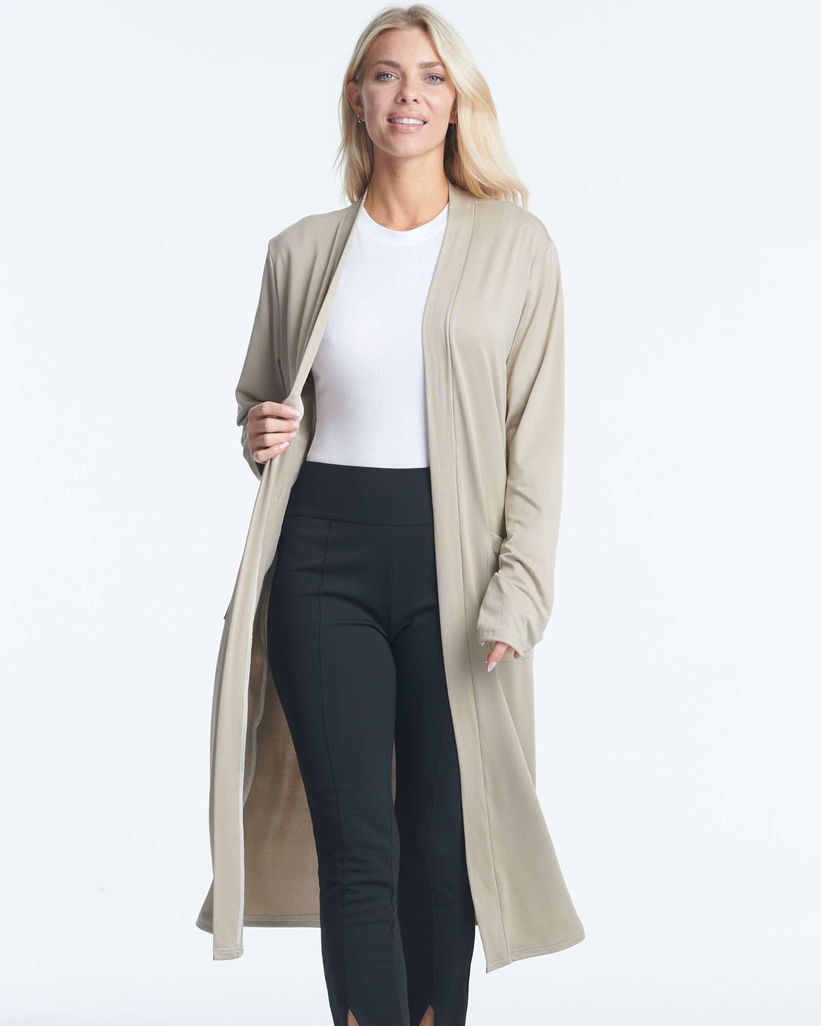 3 Pack: Women's Long Sleeve Open-Front Cardigan