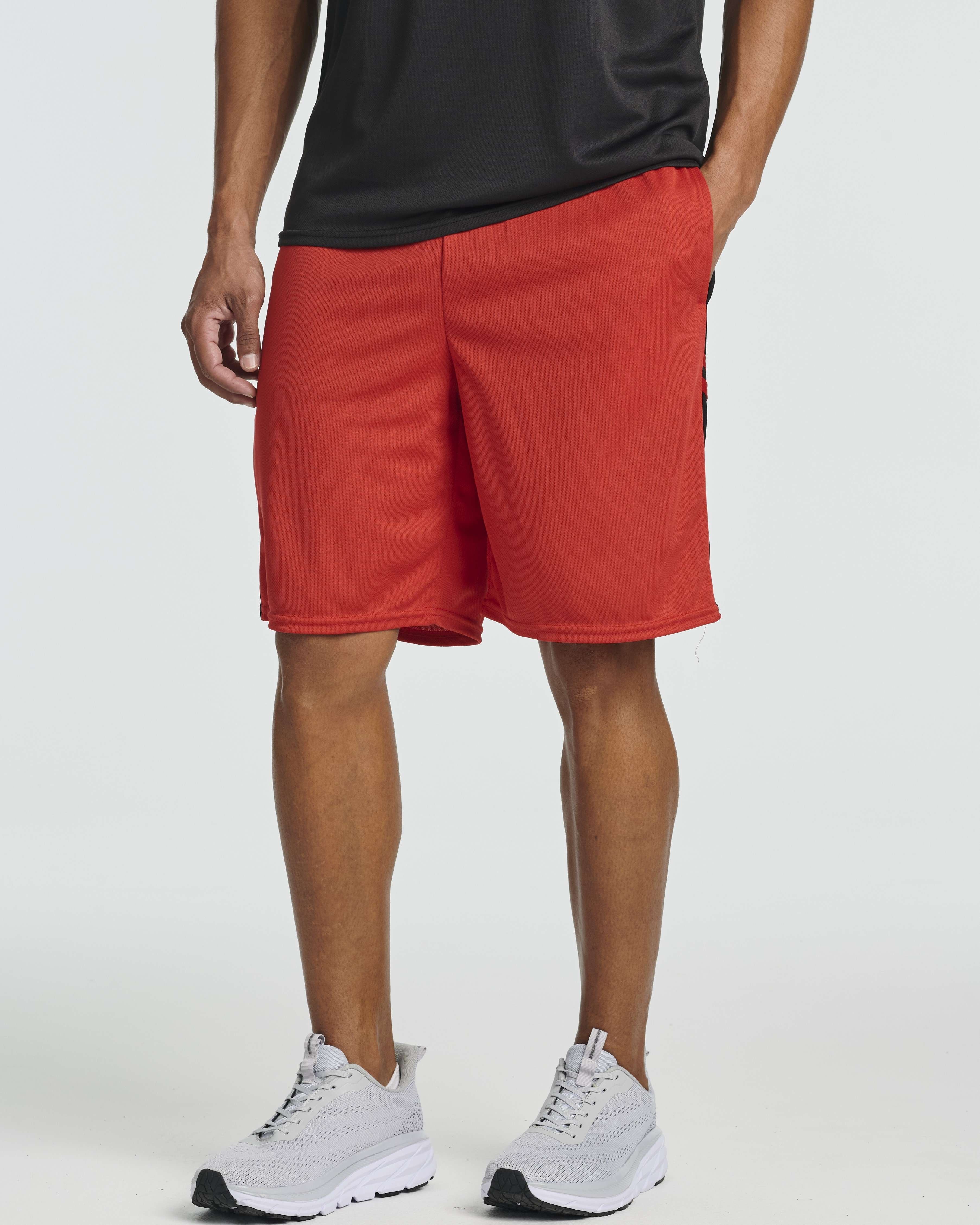 5 Pack: Men's Mesh Athletic Gym Shorts