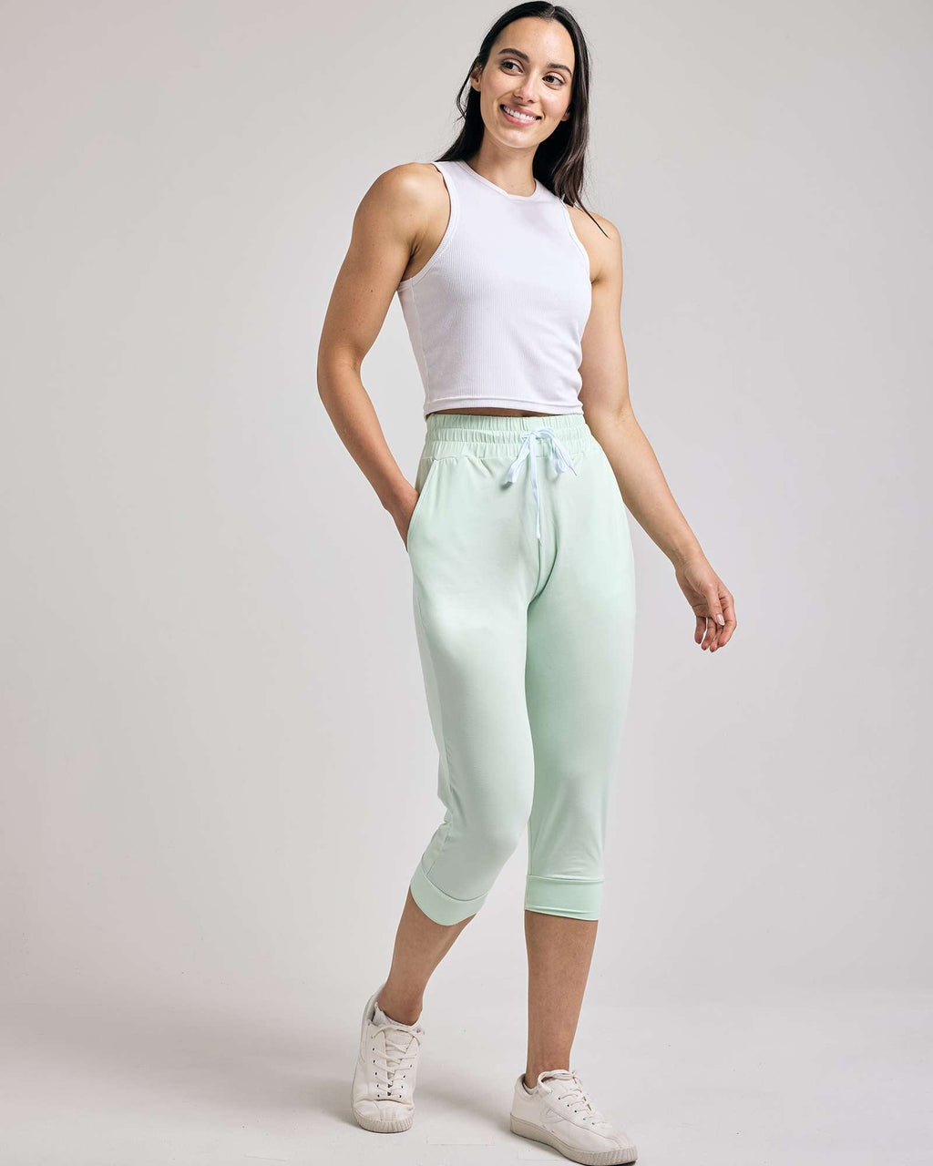 3 Pack: Women's Capri Joggers (Available in Plus Size)
