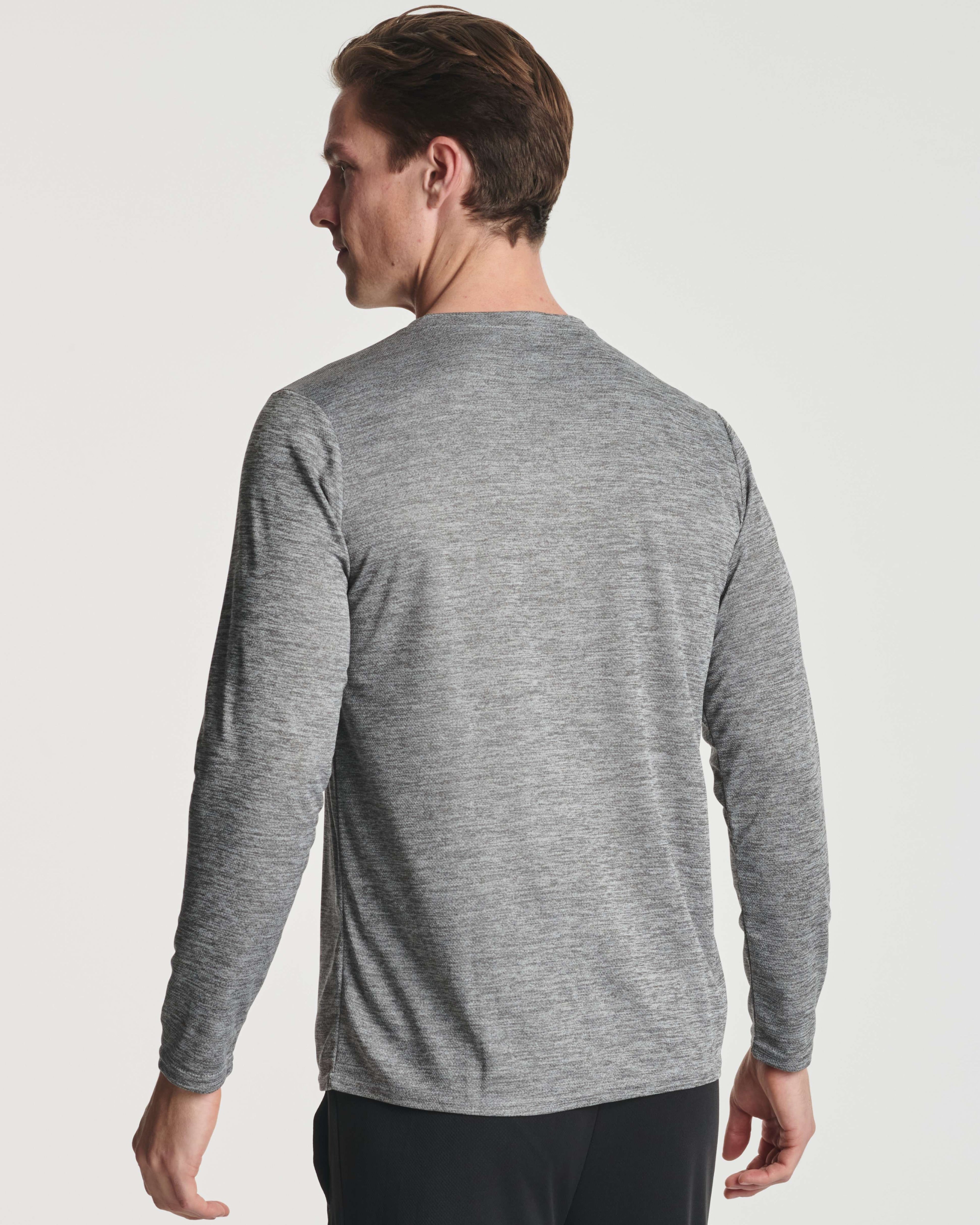 5 Pack: Men's Mesh Quick Dry Athletic Long Sleeve T-Shirt  UPF SPF UV Sun (Available in Big & Tall)