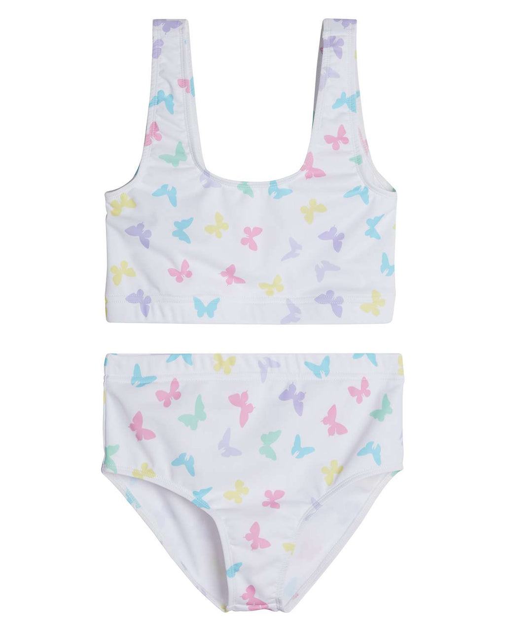 3 Pack: Girl's 2-Piece Beach Sport Bikini Swimsuit - Swimwear for Girls UPF 50+