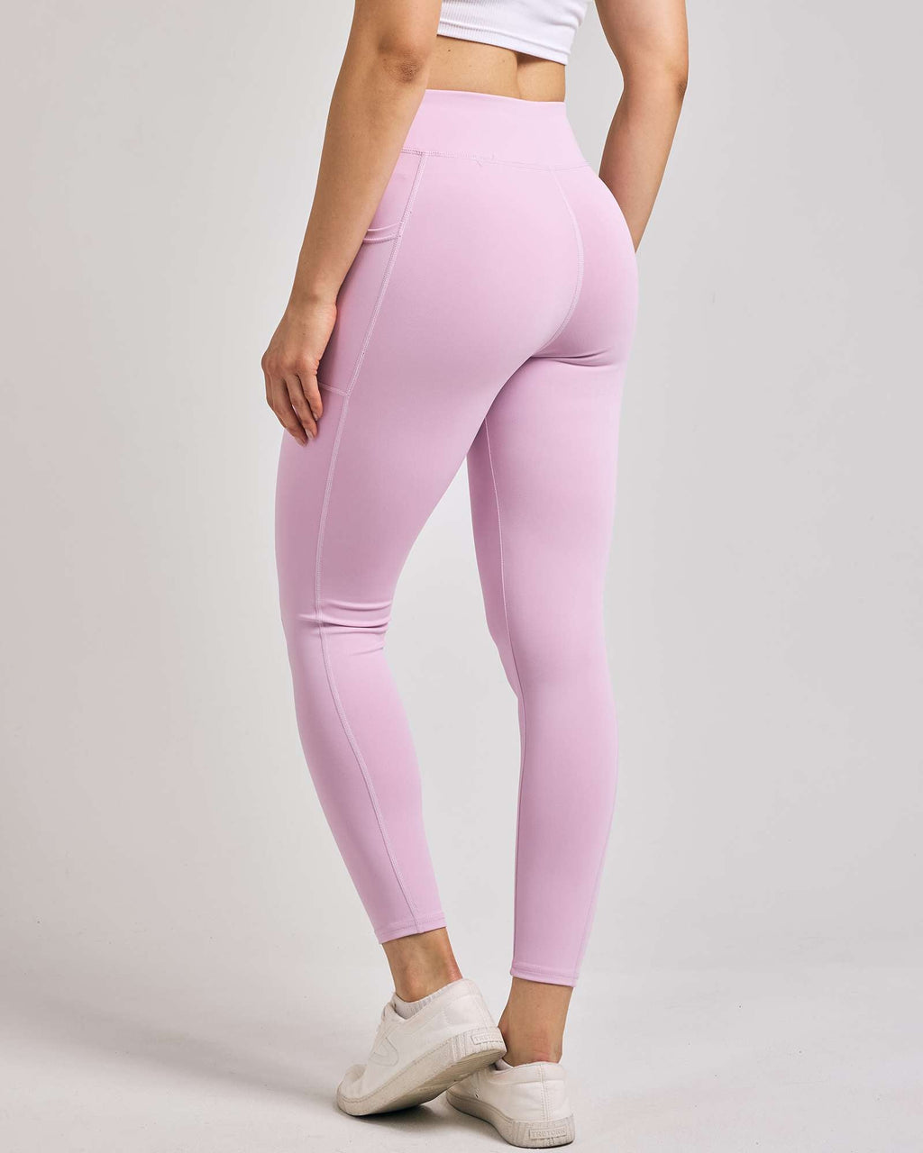 4 Pack: Women's Full Length Fitted Athletic Yoga Performance Leggings with Pockets