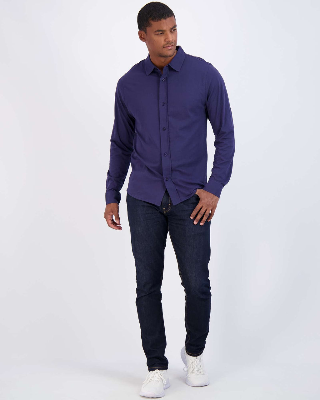 3 Pack: Men's Long Sleeve Button Down Shirt