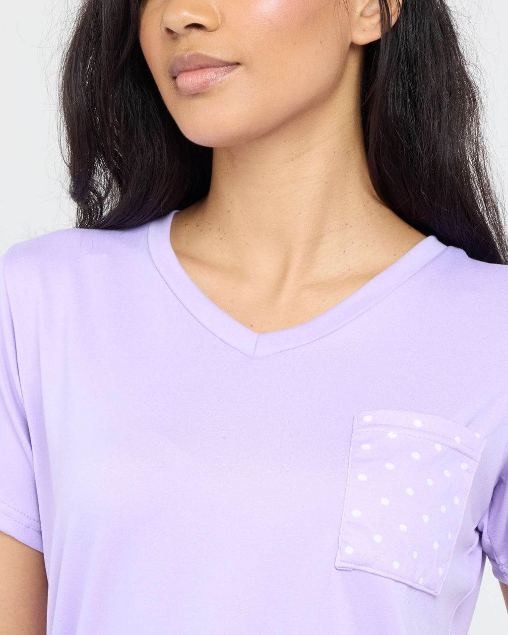 2 Pack: Women’s Pajama Set Super-Soft Short Sleeve V-Neck Top With Pants (Available in Plus Size)