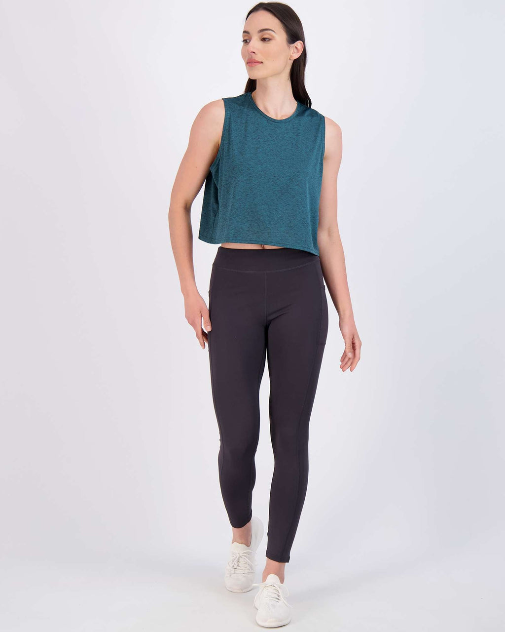 5 Pack: Women's Dry Fit Crop Tank Top