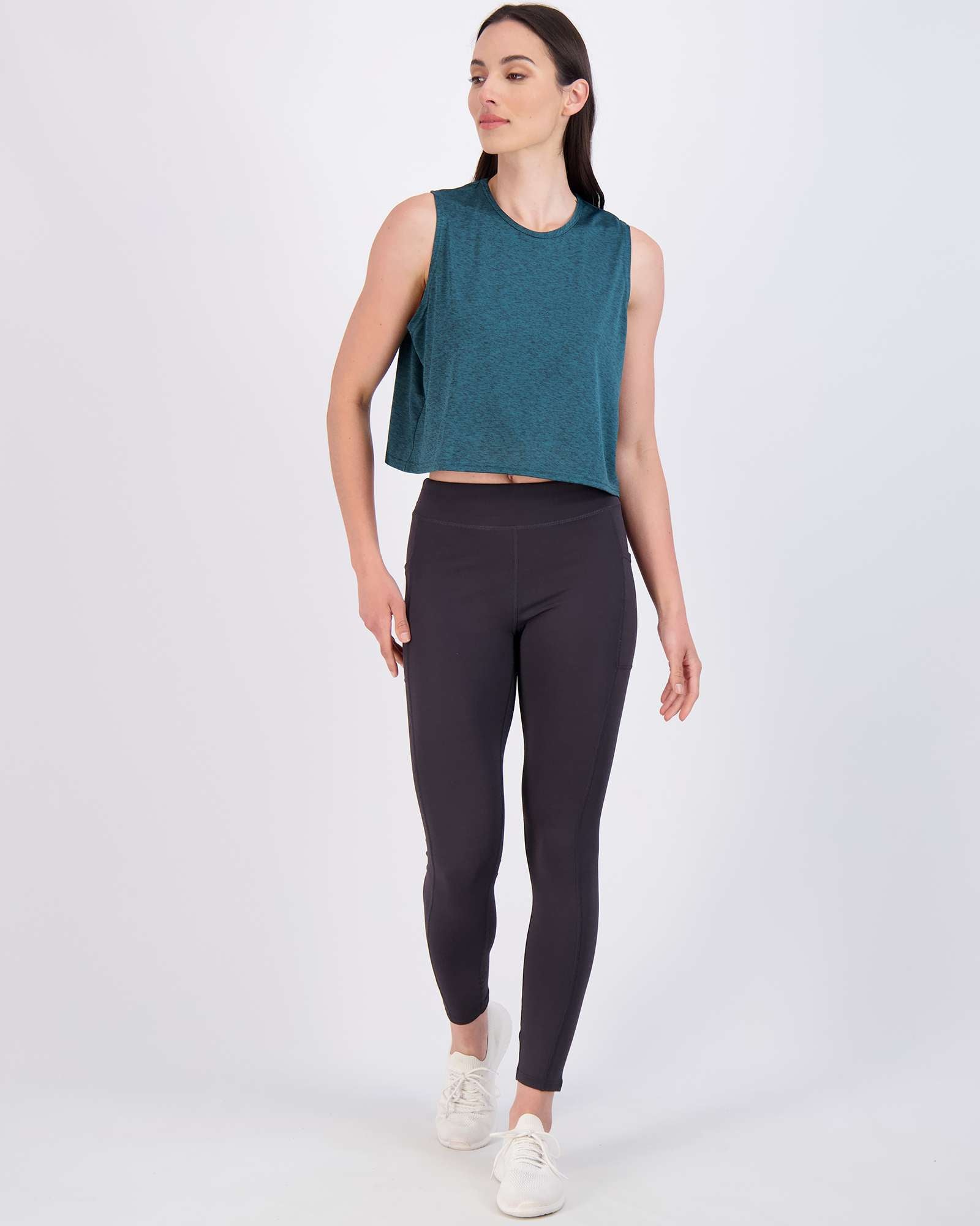 5 Pack: Women's Dry Fit Crop Tank Top