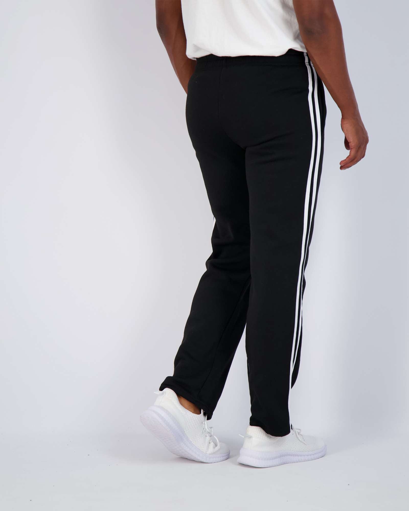 3 Pack: Mens Fleece Open Bottom Sweatpants