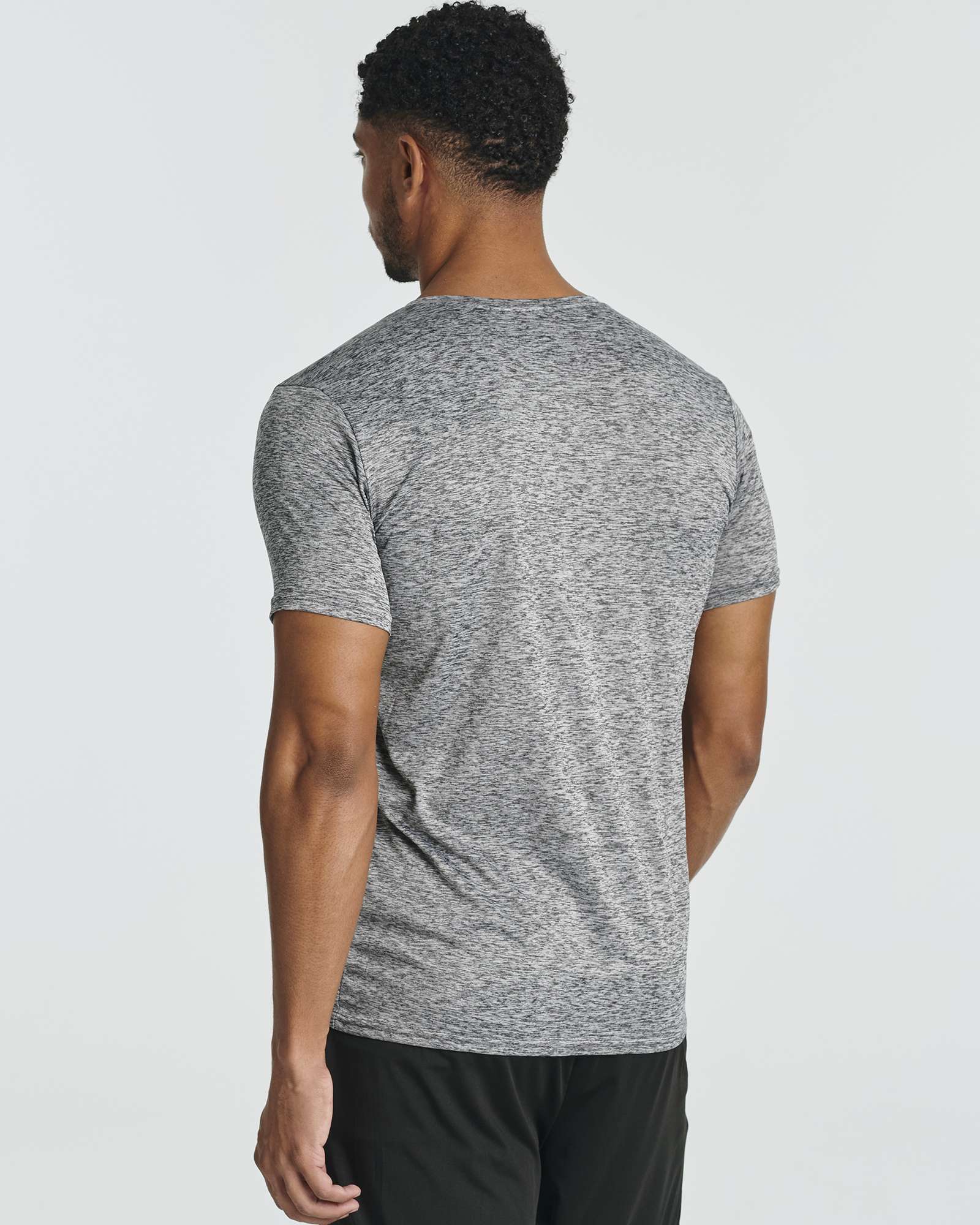 5 Pack: Mens Dry-Fit Active Crew Neck T-Shirt