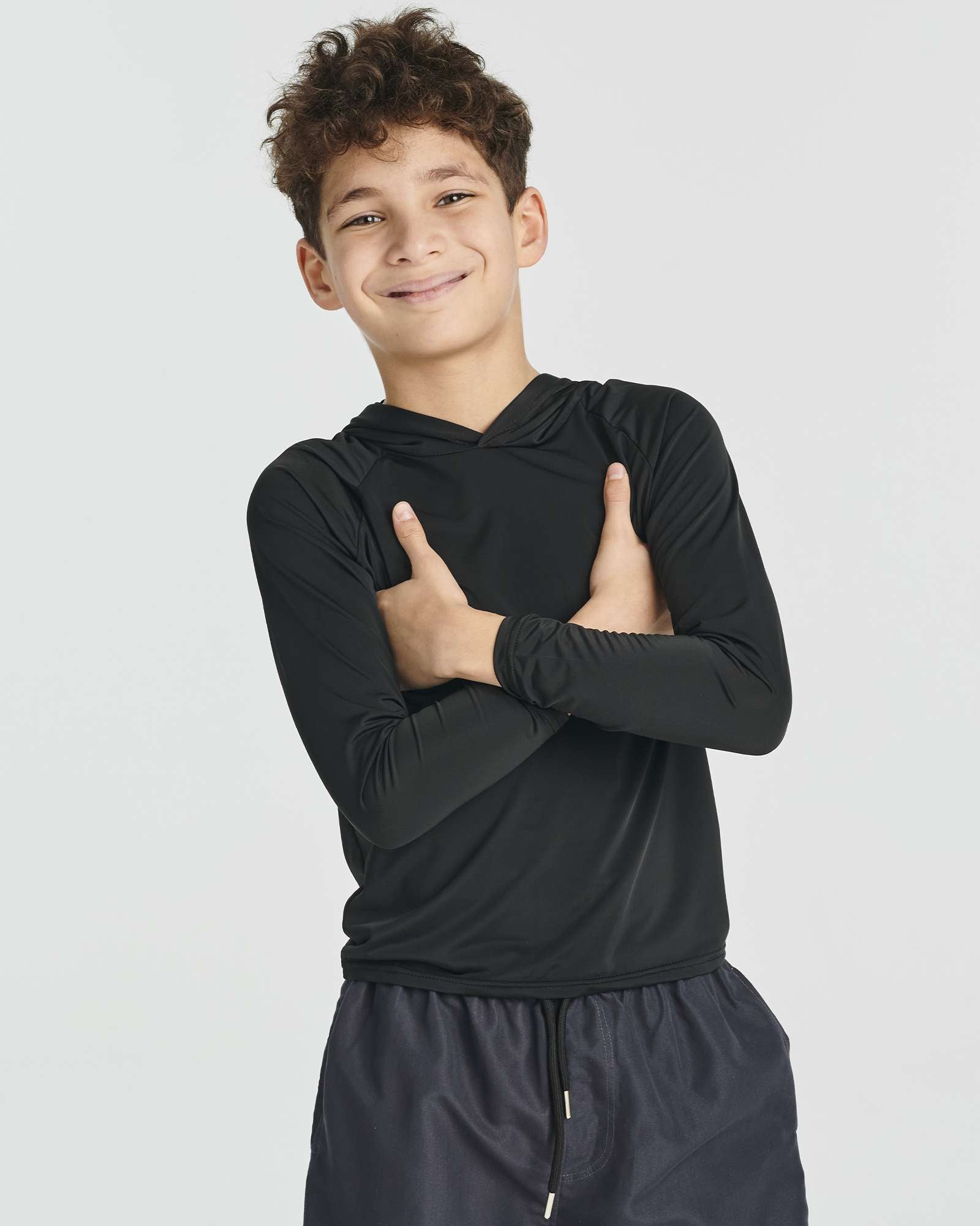 3 Pack: Youth Rashguard Hoodie UPF Sun Protection