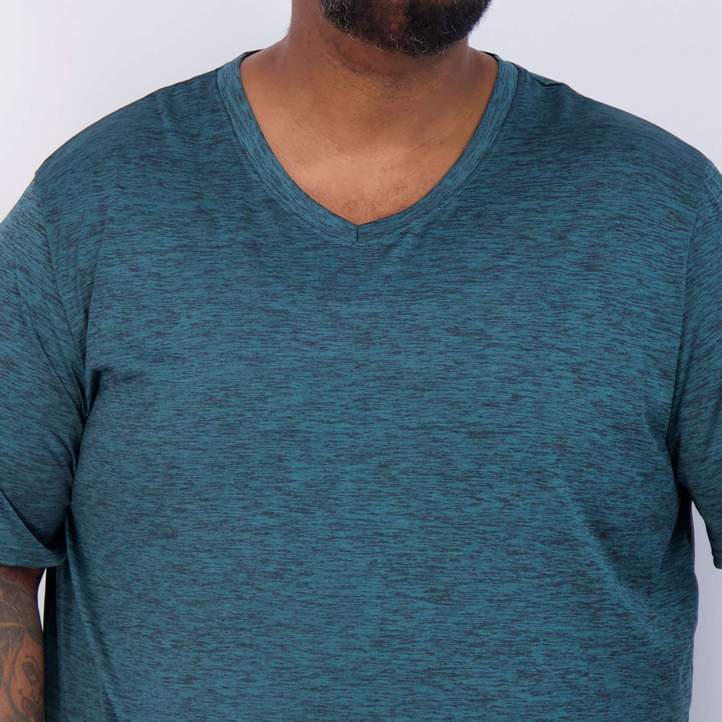 3 Pack: Men's Big & Tall V-Neck Short-Sleeve Dry-Fit T-Shirt