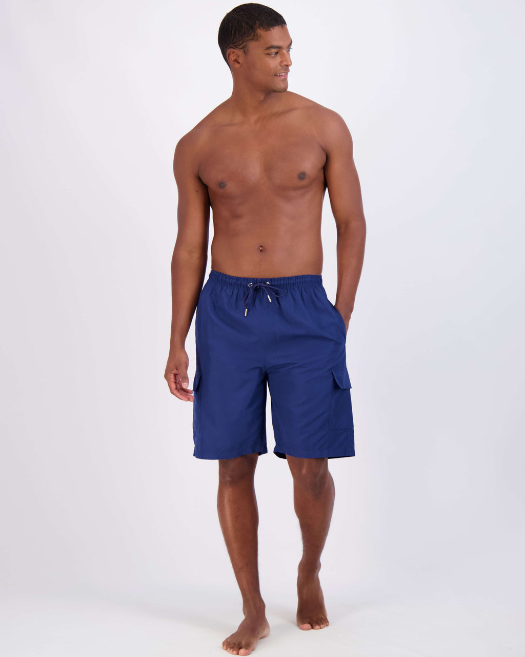 3 Pack: Men's Swim Trunks with Cargo Pockets (Available In Big & Tall)