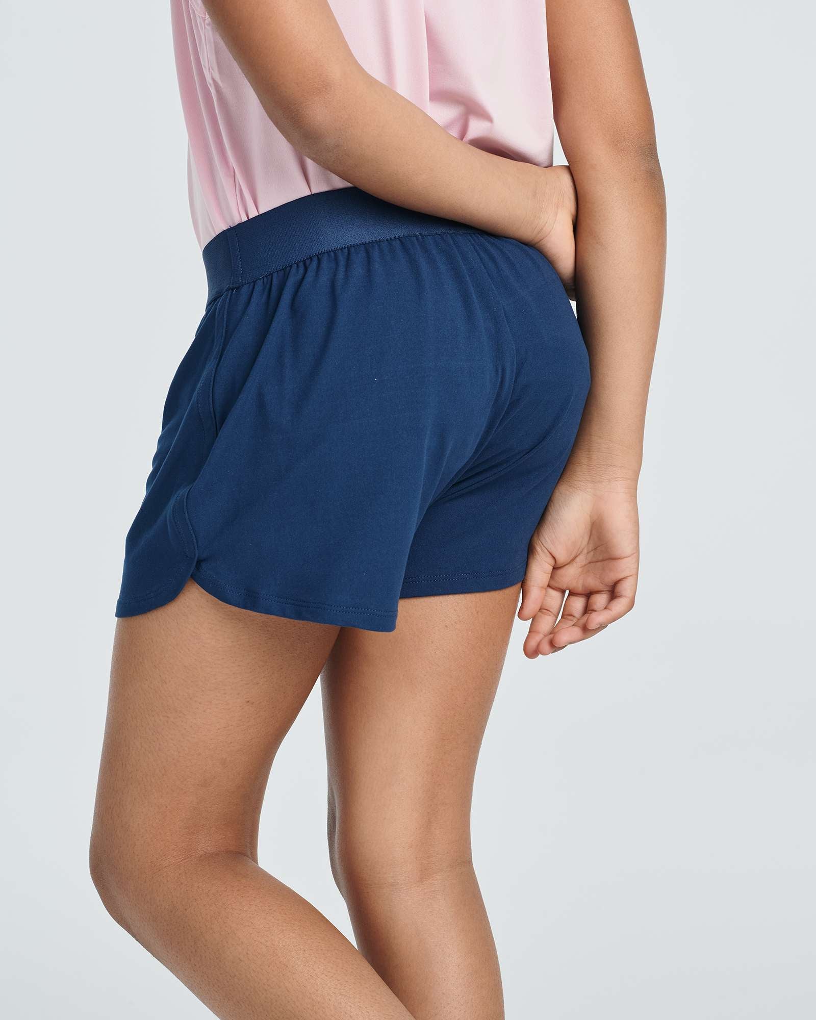 4 Pack: Girls' Running Shorts with Drawstring