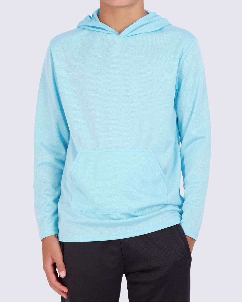 3 Pack: Boys Mesh Long Sleeve Pullover Hoodie Active Sweatshirt