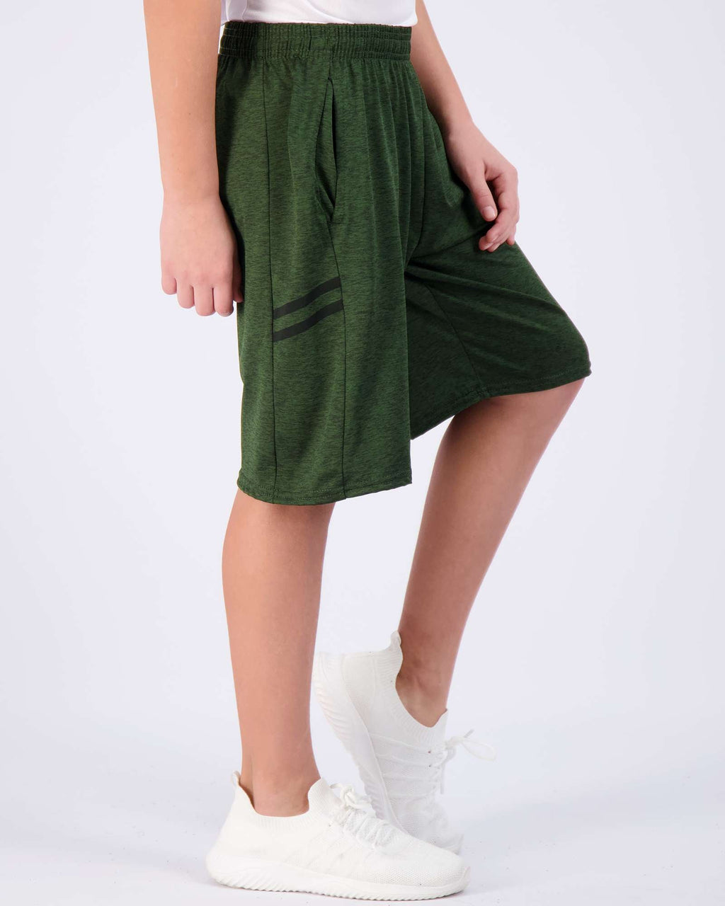 5 Pack: Boys Dry-Fit Active Basketball Shorts