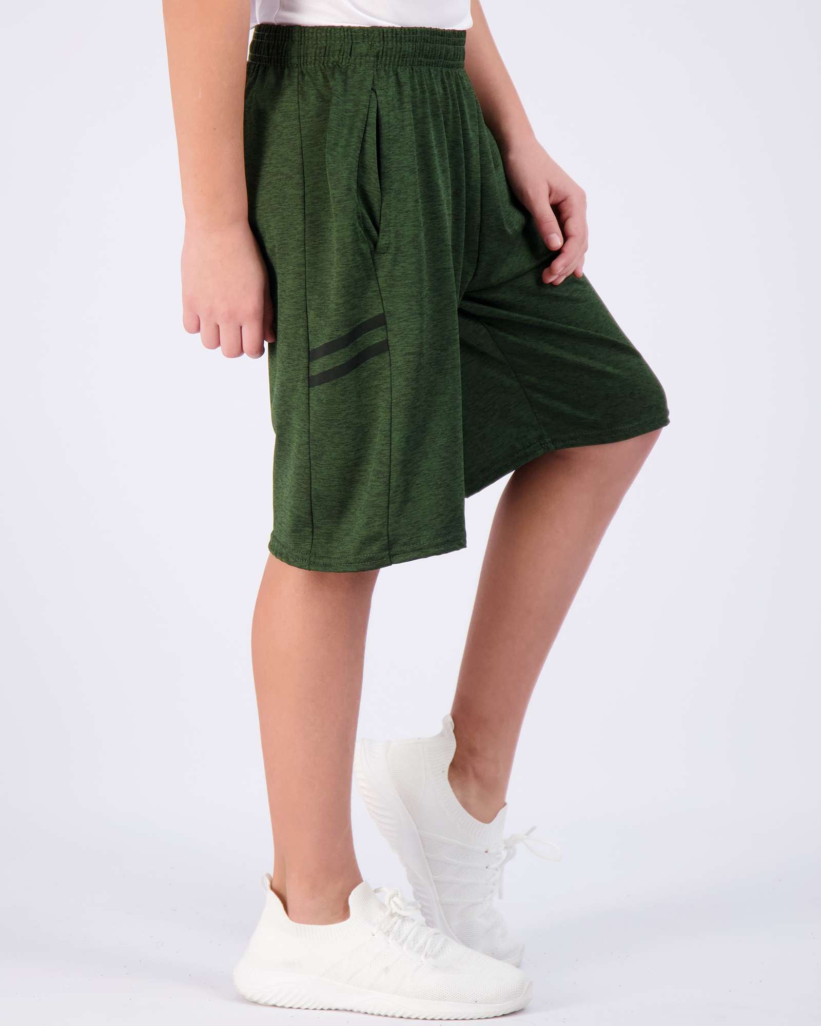 5 Pack: Boys Dry-Fit Active Basketball Shorts