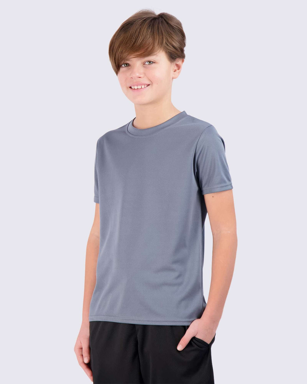 5 Pack: Boys Mesh Active Short-Sleeve T-Shirt