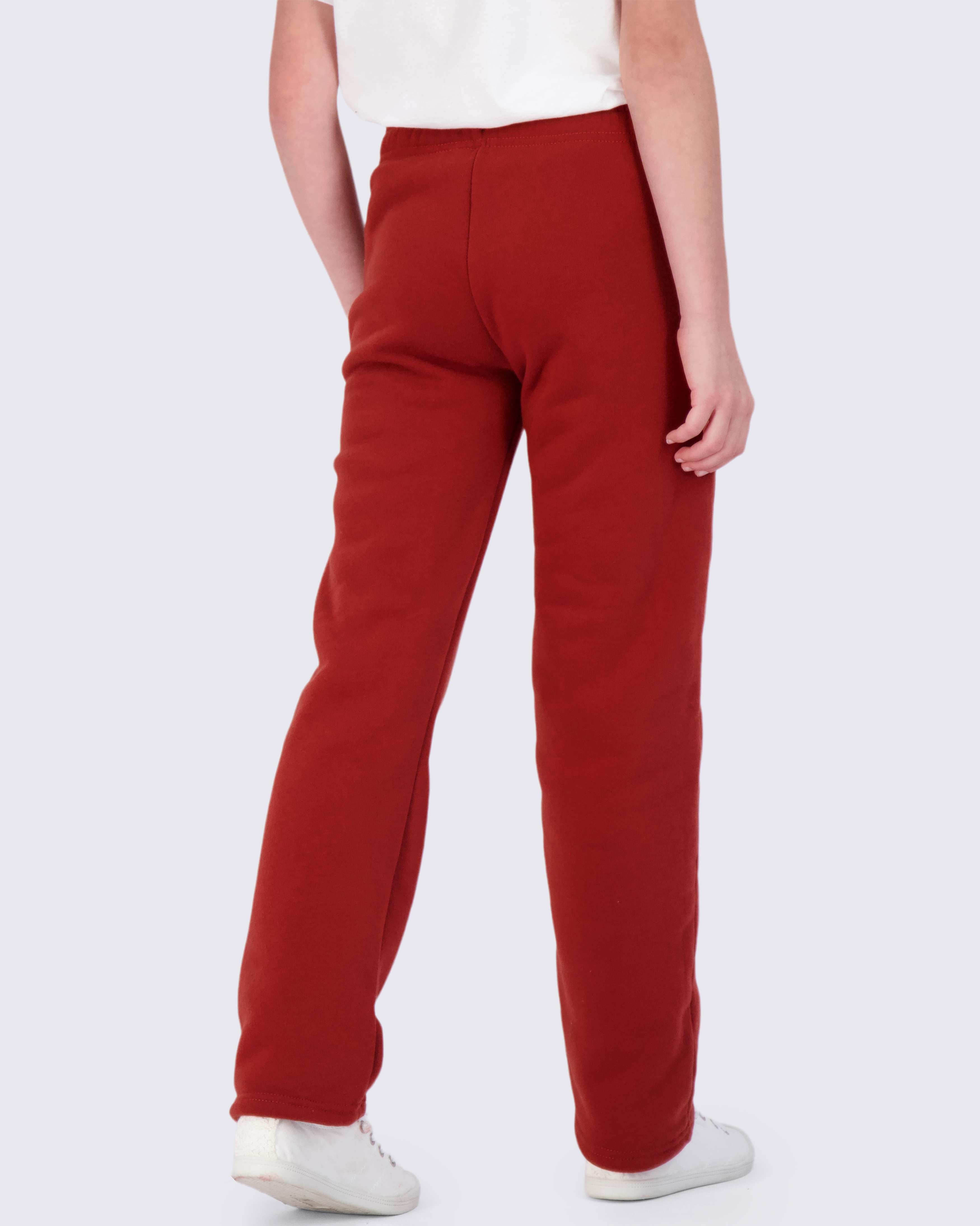 3 Pack: Girls Fleece Open Bottom Sweatpants