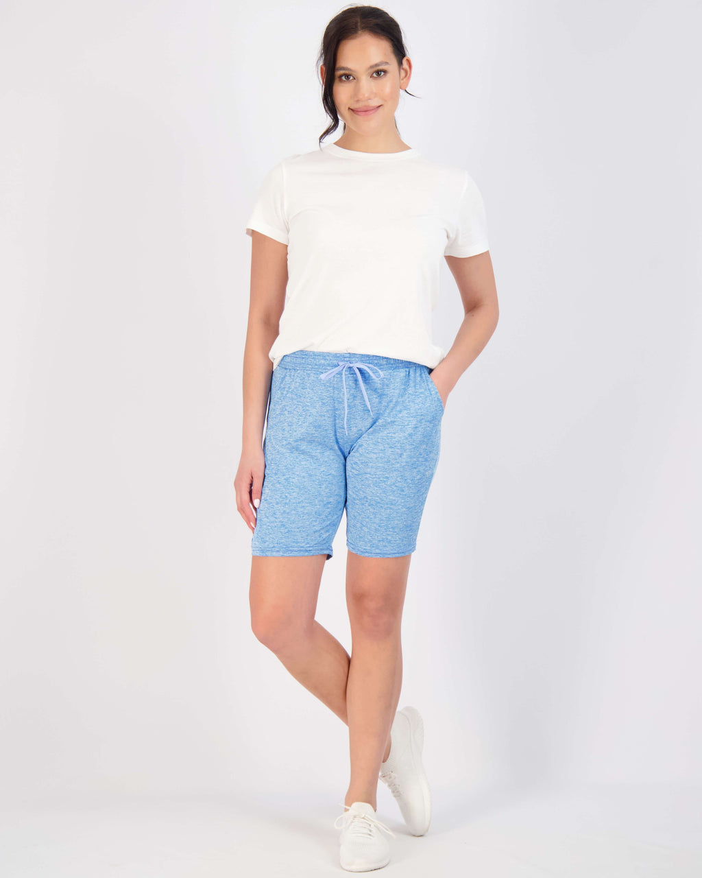 4 Pack: Womens Dry-Fit 7" Bermuda Shorts