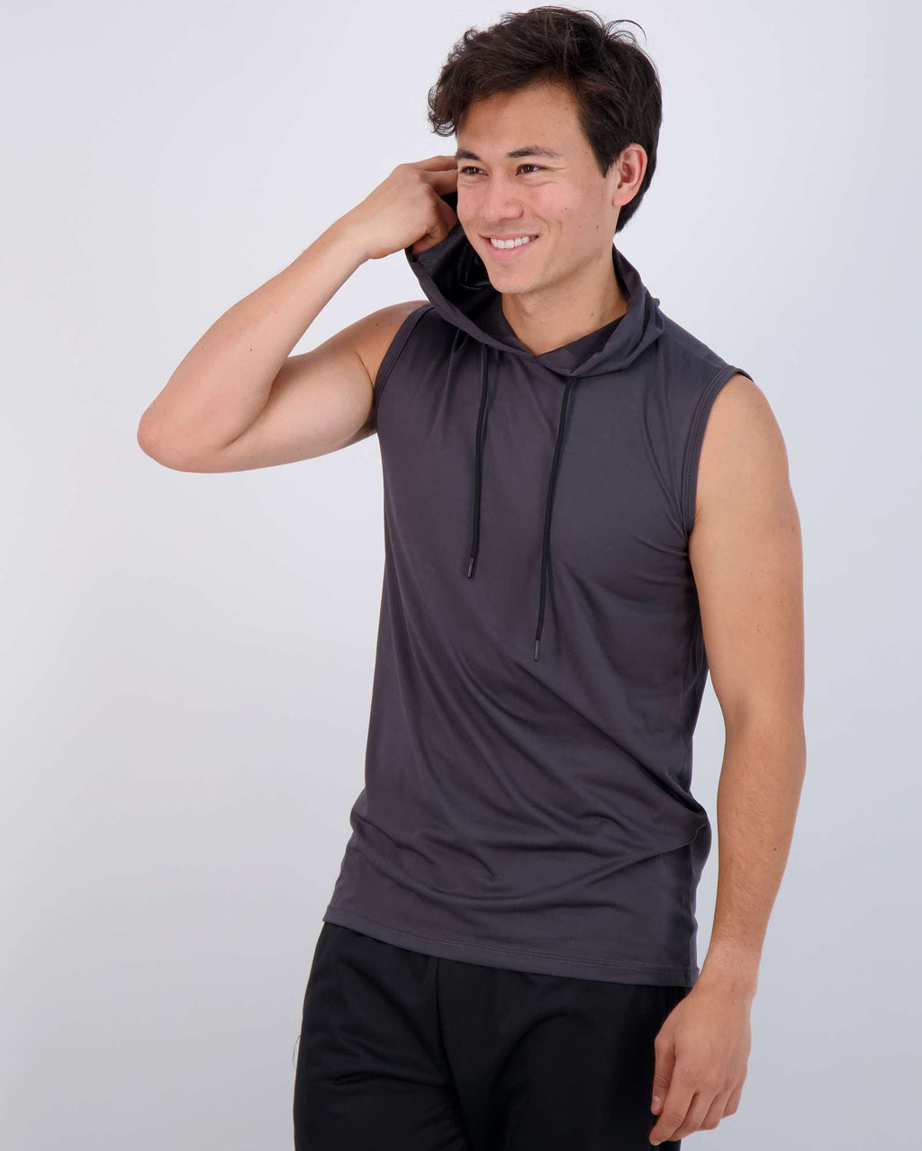 3 Pack: Men’s Dry-Fit Active Tank Top Hoodie