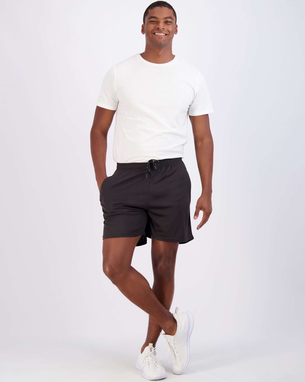 4 Pack: Men's 5" Mesh Running Shorts with Zipper Pockets