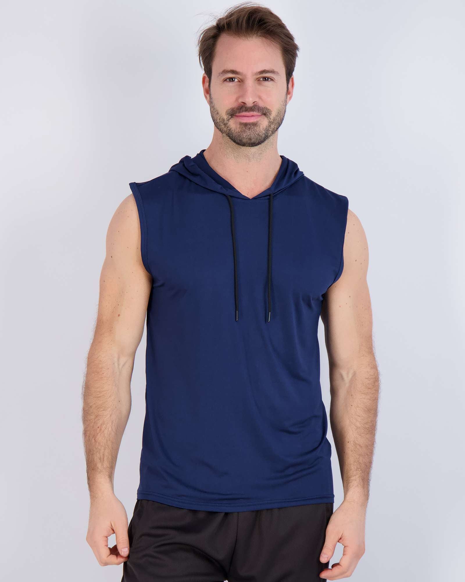 3 Pack: Men’s Dry-Fit Active Tank Top Hoodie