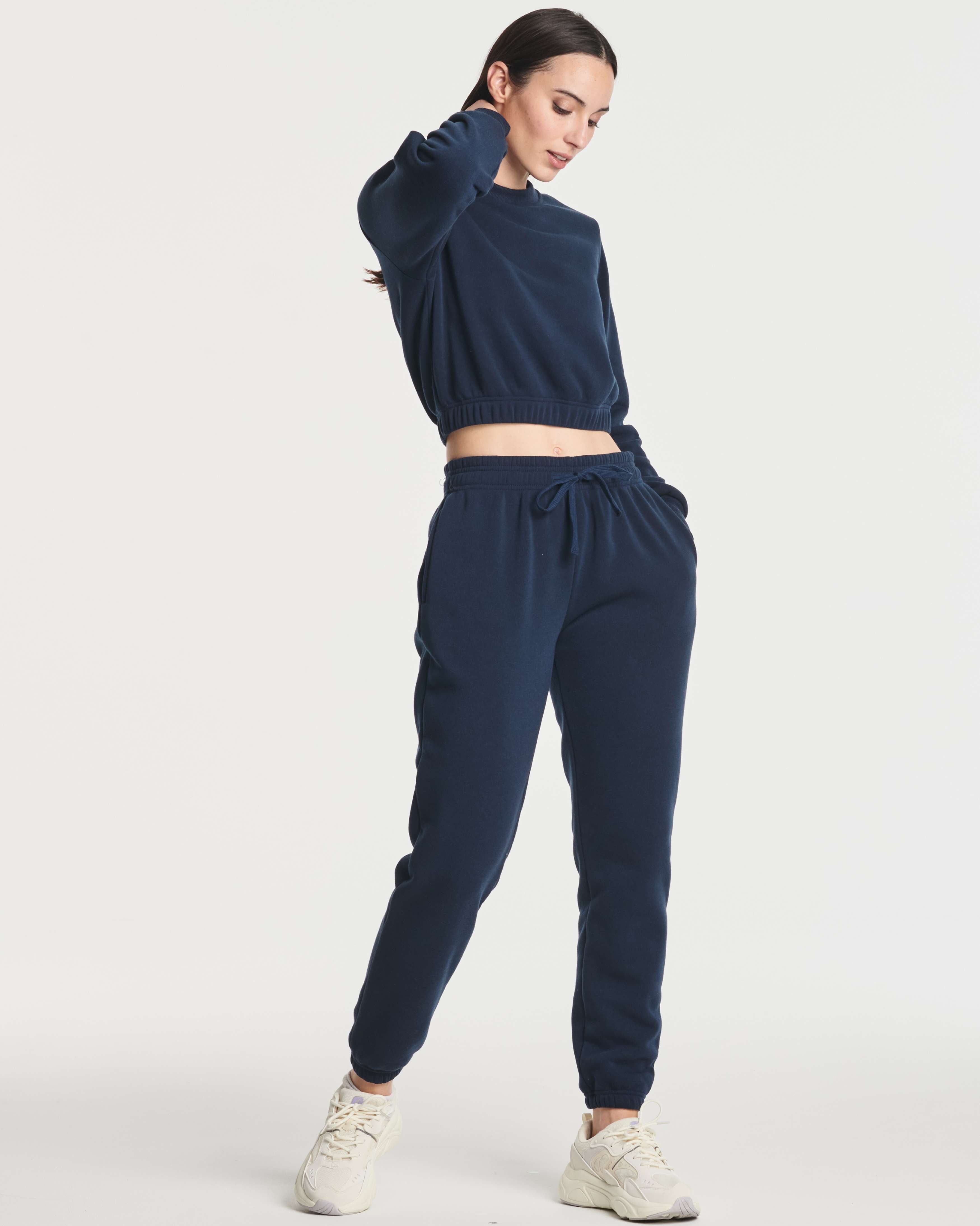 3 Pack: Women's Fleece Cropped Sweatshirt (Available in Plus Size)