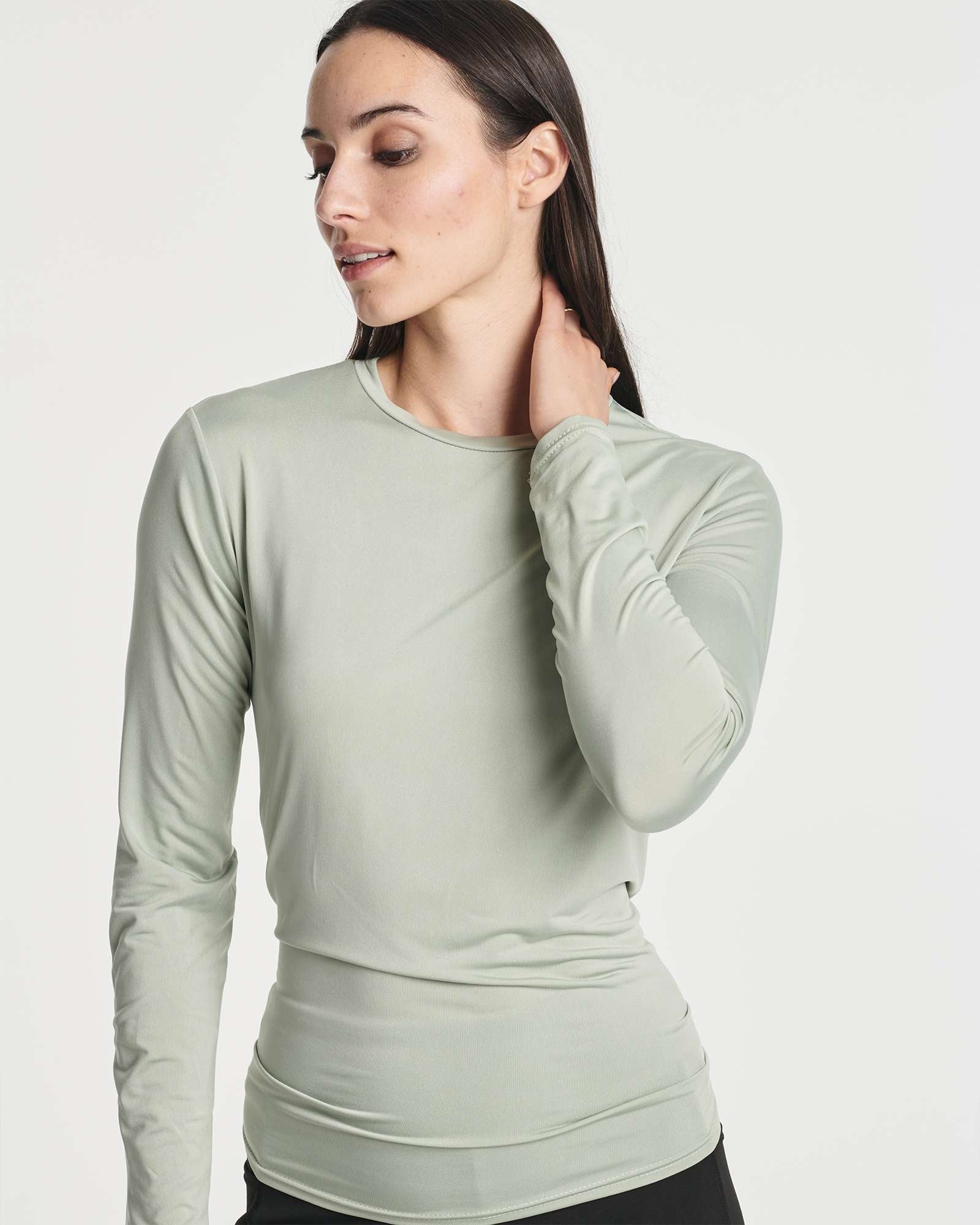 4 Pack: Women's Long-Sleeve Tie Back T-Shirt (Available in Plus Size)