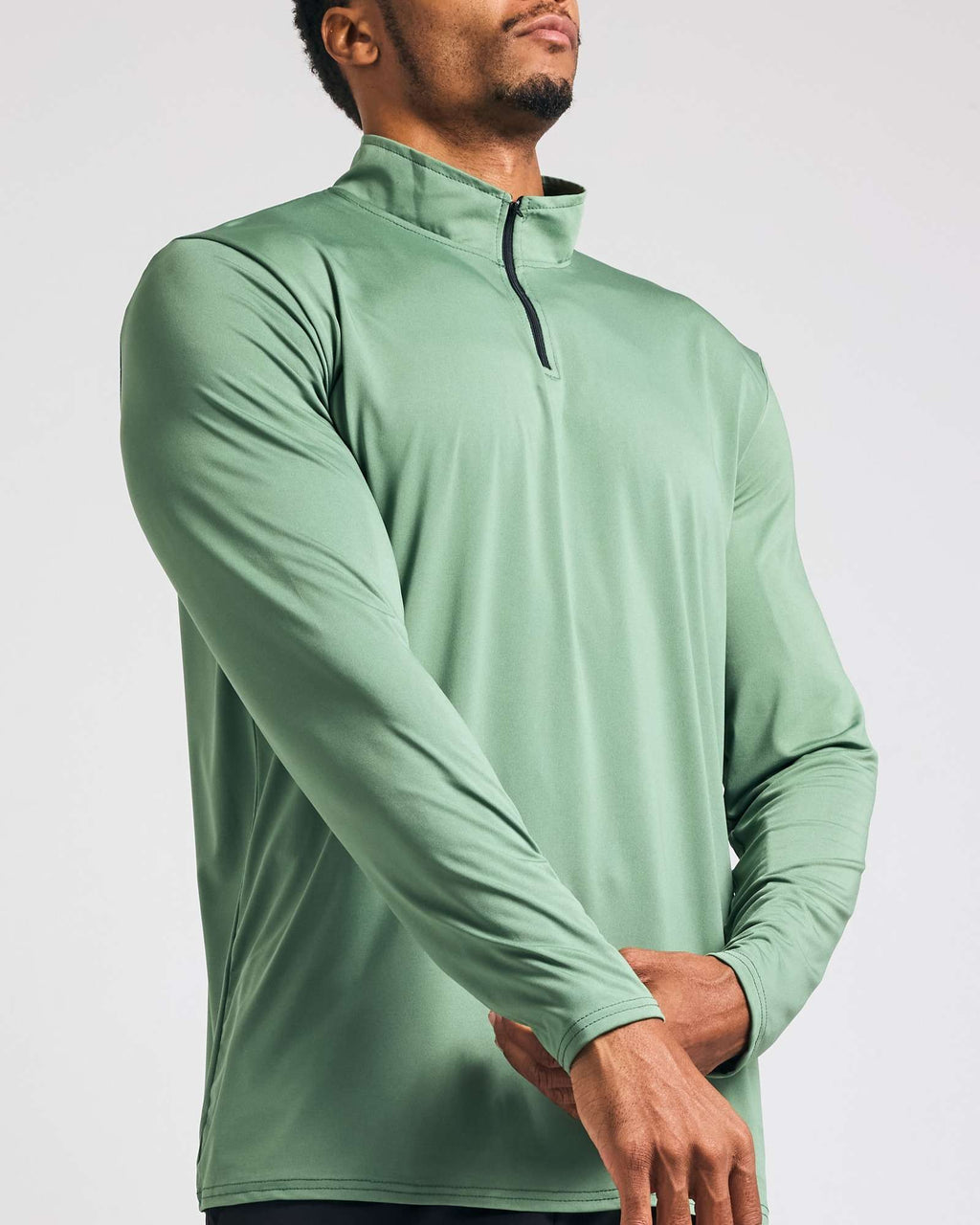 3 Pack: Mens Active Dry-Fit Quarter Zip Pullover