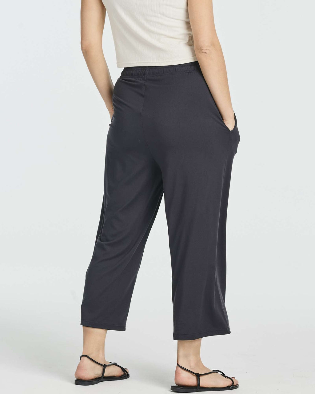 3 Pack: Women's Ultra-Soft Wide Leg Capri Pants