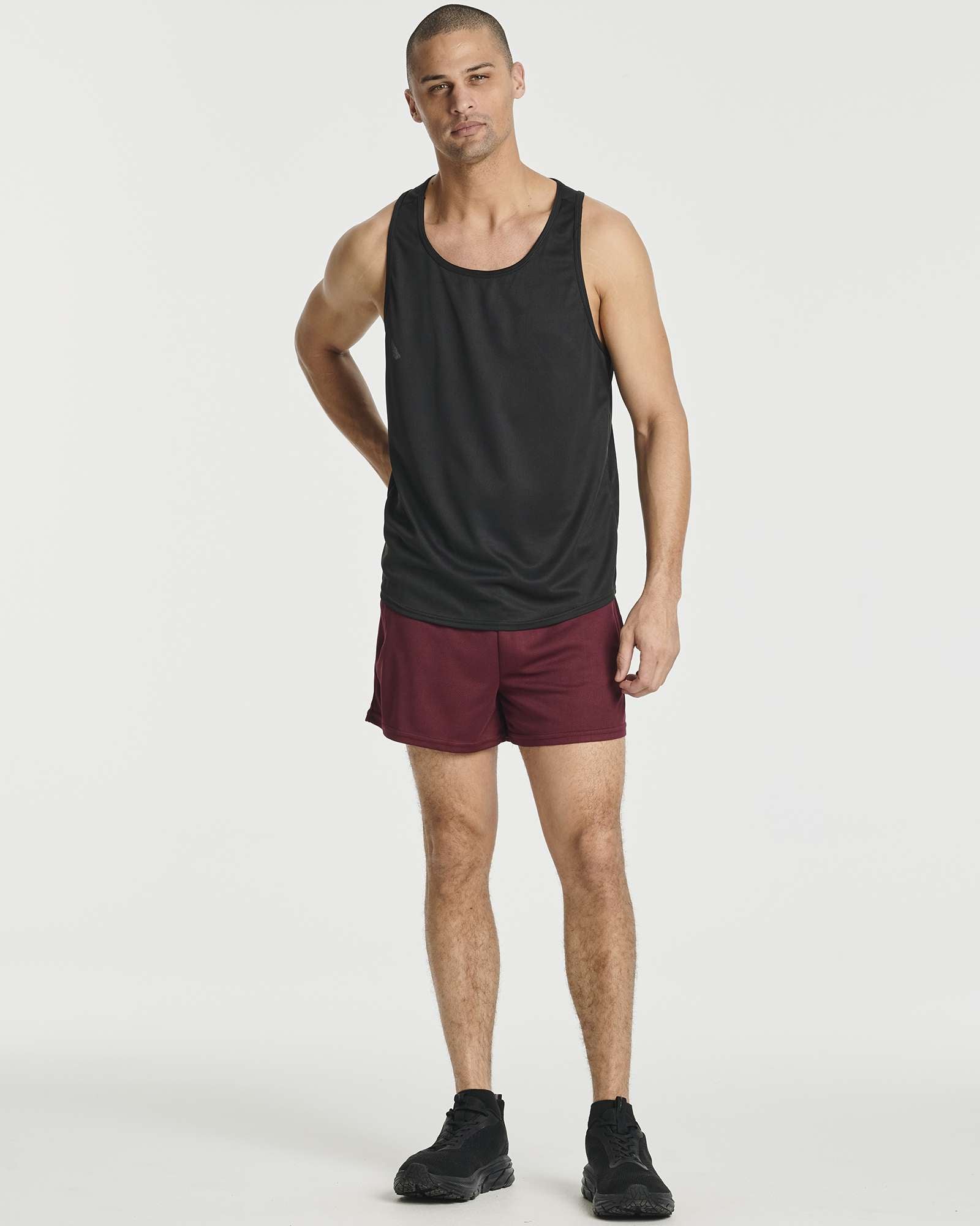 4 Pack: Men's 3" Mesh Running Shorts