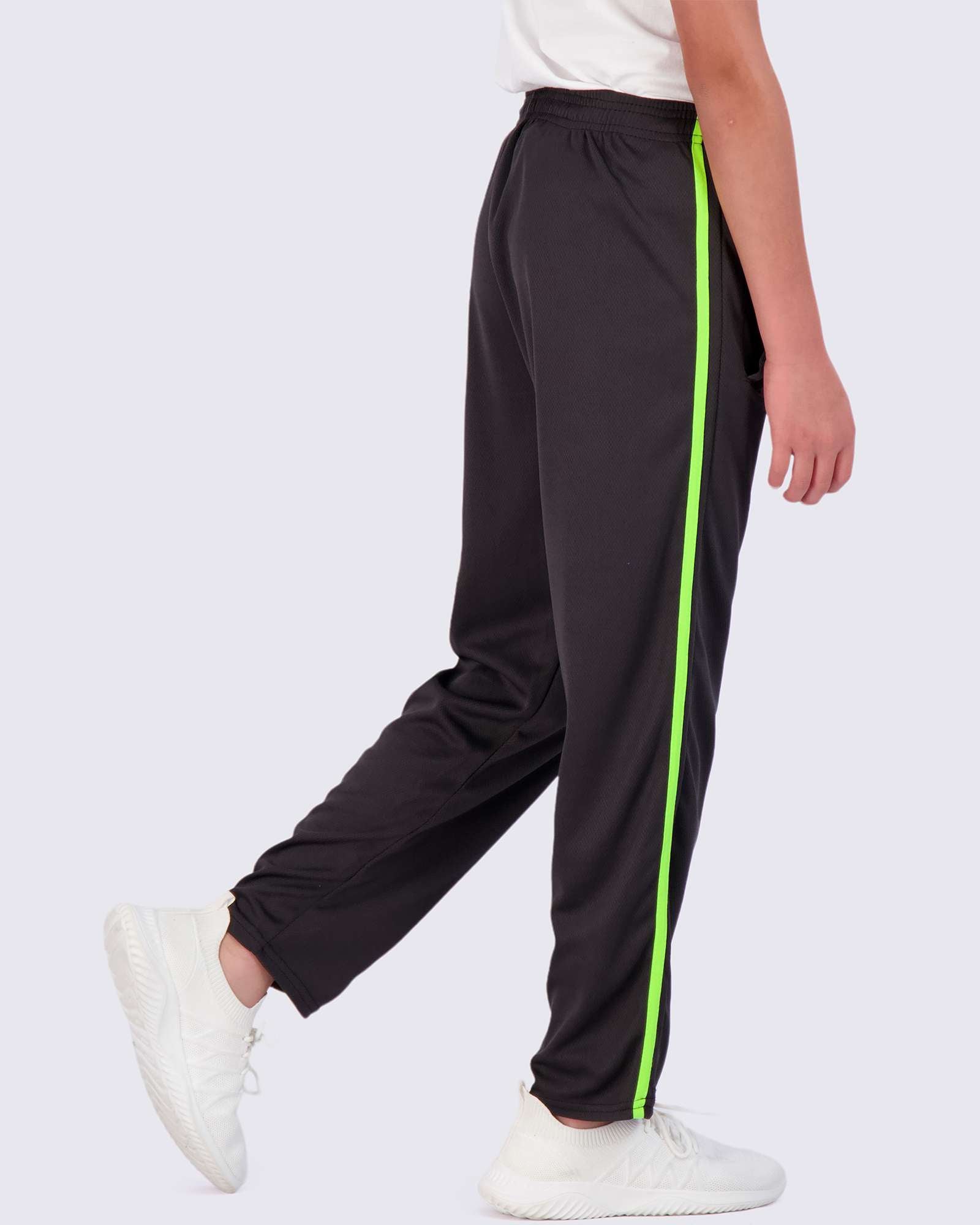 3 Pack: Boys Mesh Open Bottom Active Sweatpants