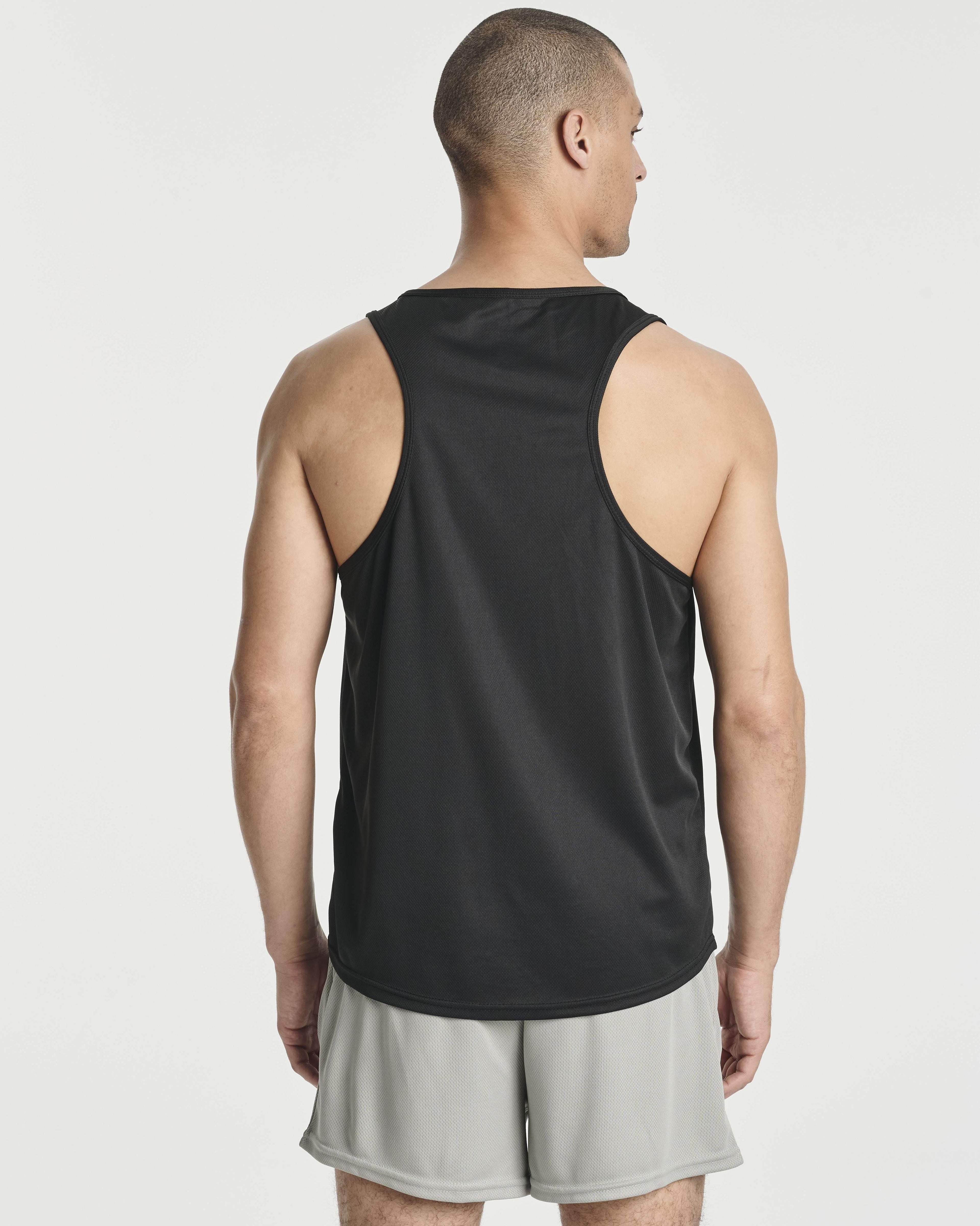 5 Pack: Men's Mesh Y-Back Muscle Tank Top (Available in Big & Tall)