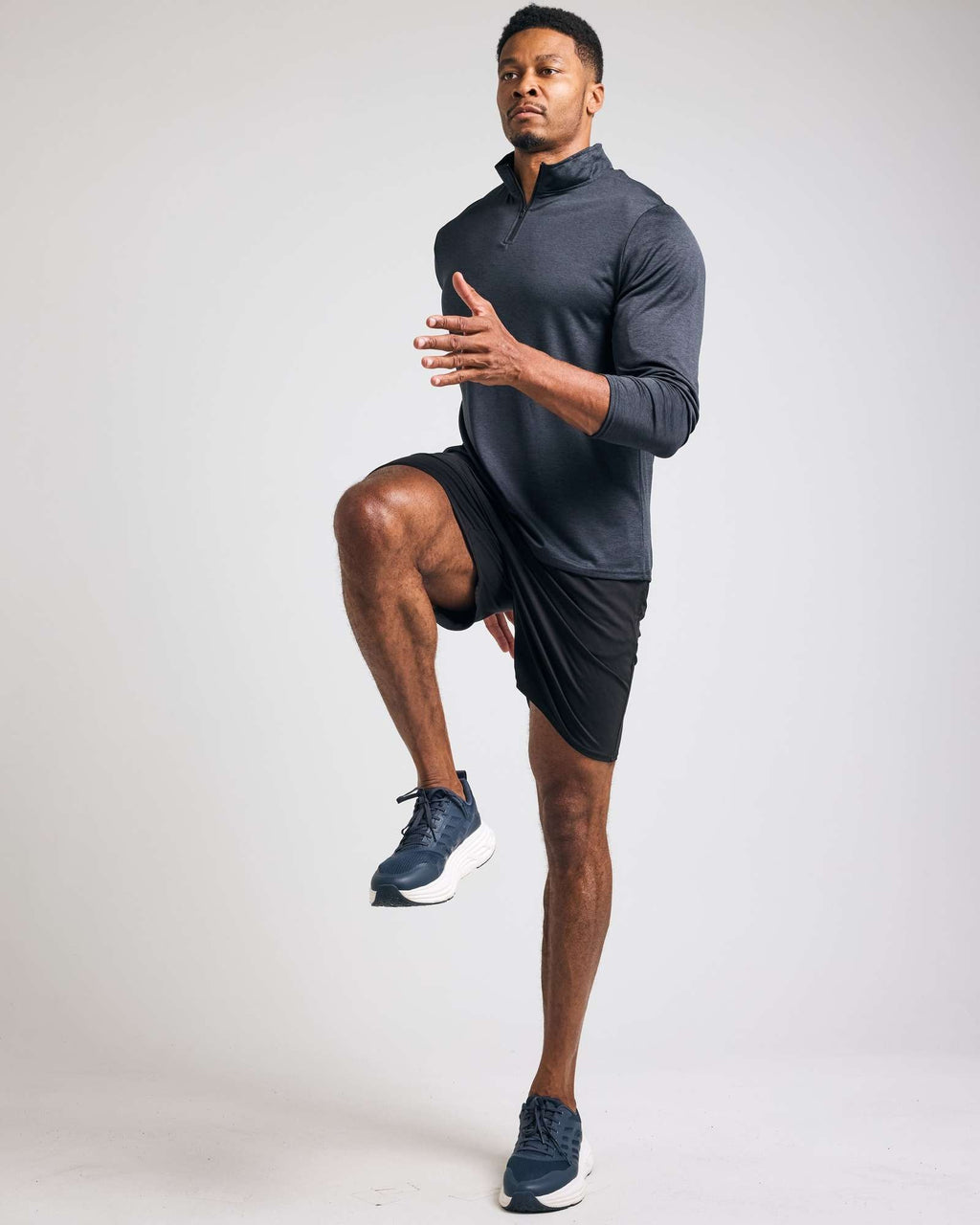 3 Pack: Mens Active Dry-Fit Quarter Zip Pullover (Available in Big & Tall)