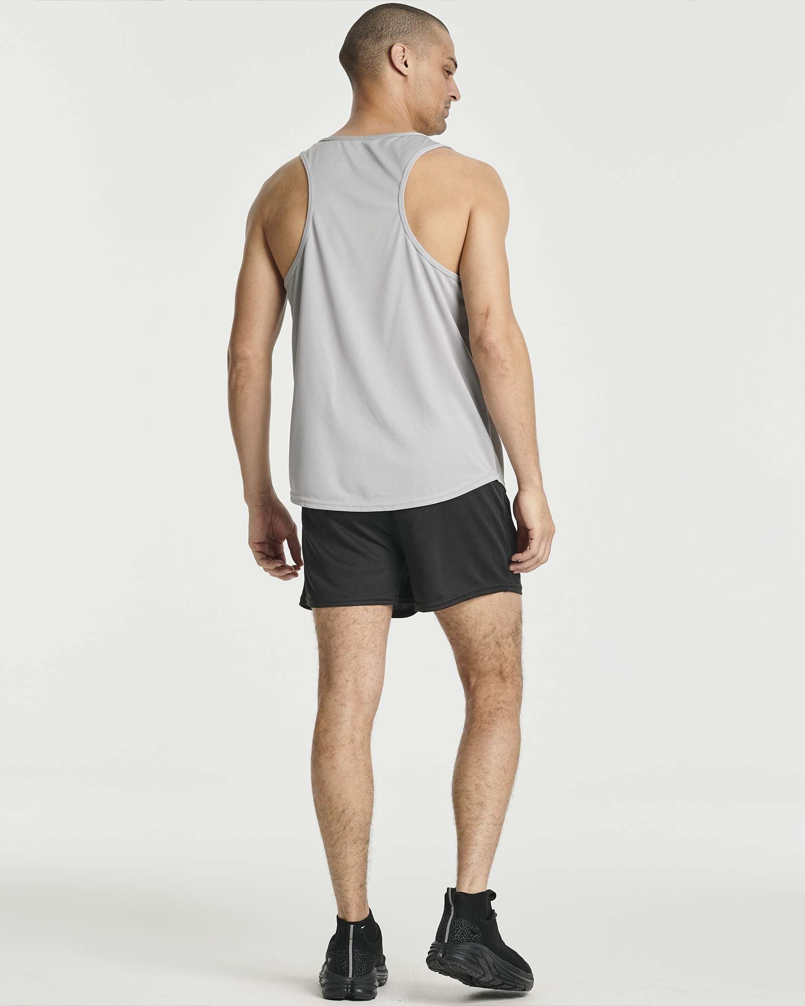 4 Pack: Men's 3" Mesh Running Shorts