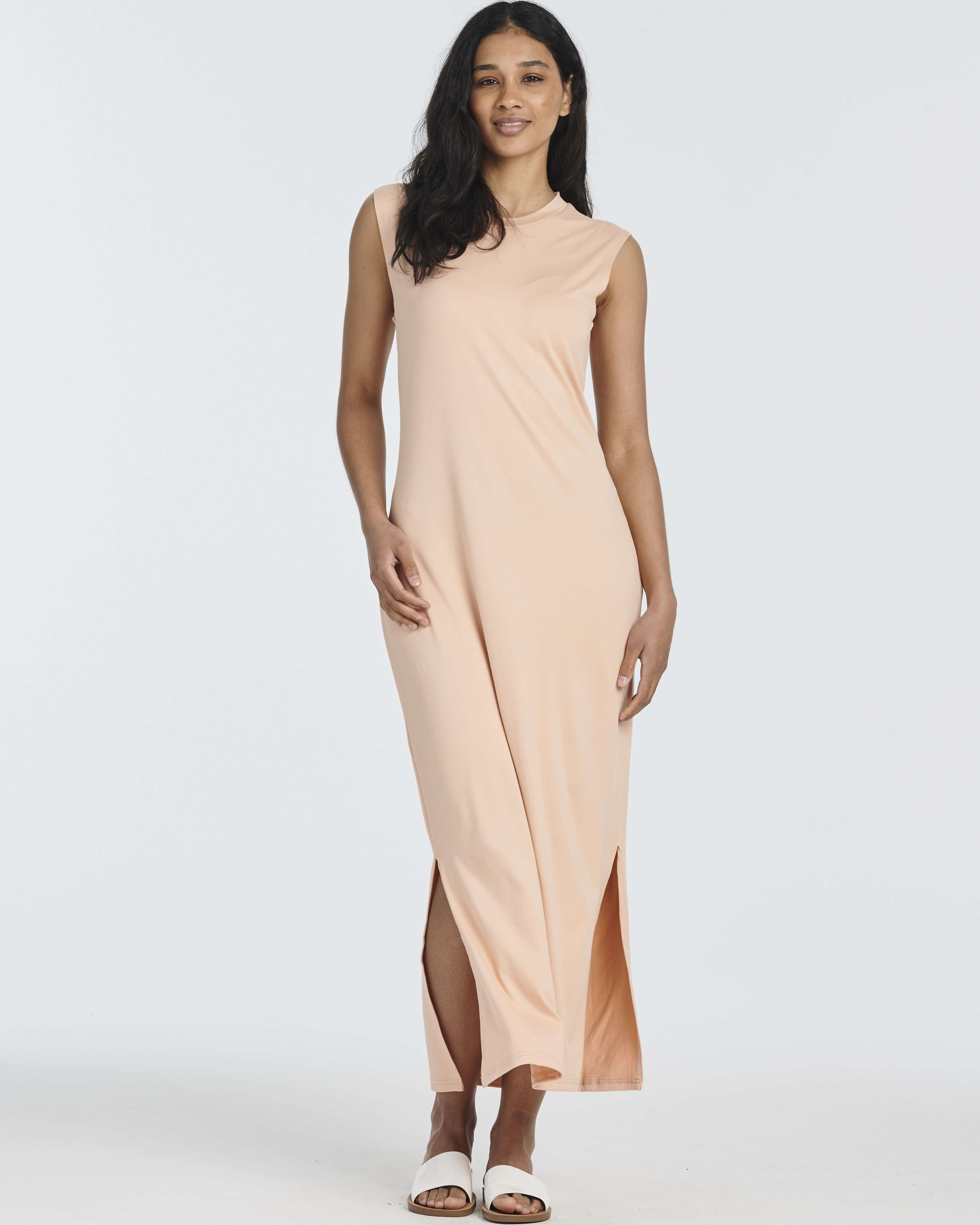3 Pack: Women's Long Tank Maxi Dress with Pockets (Available In Plus Size)