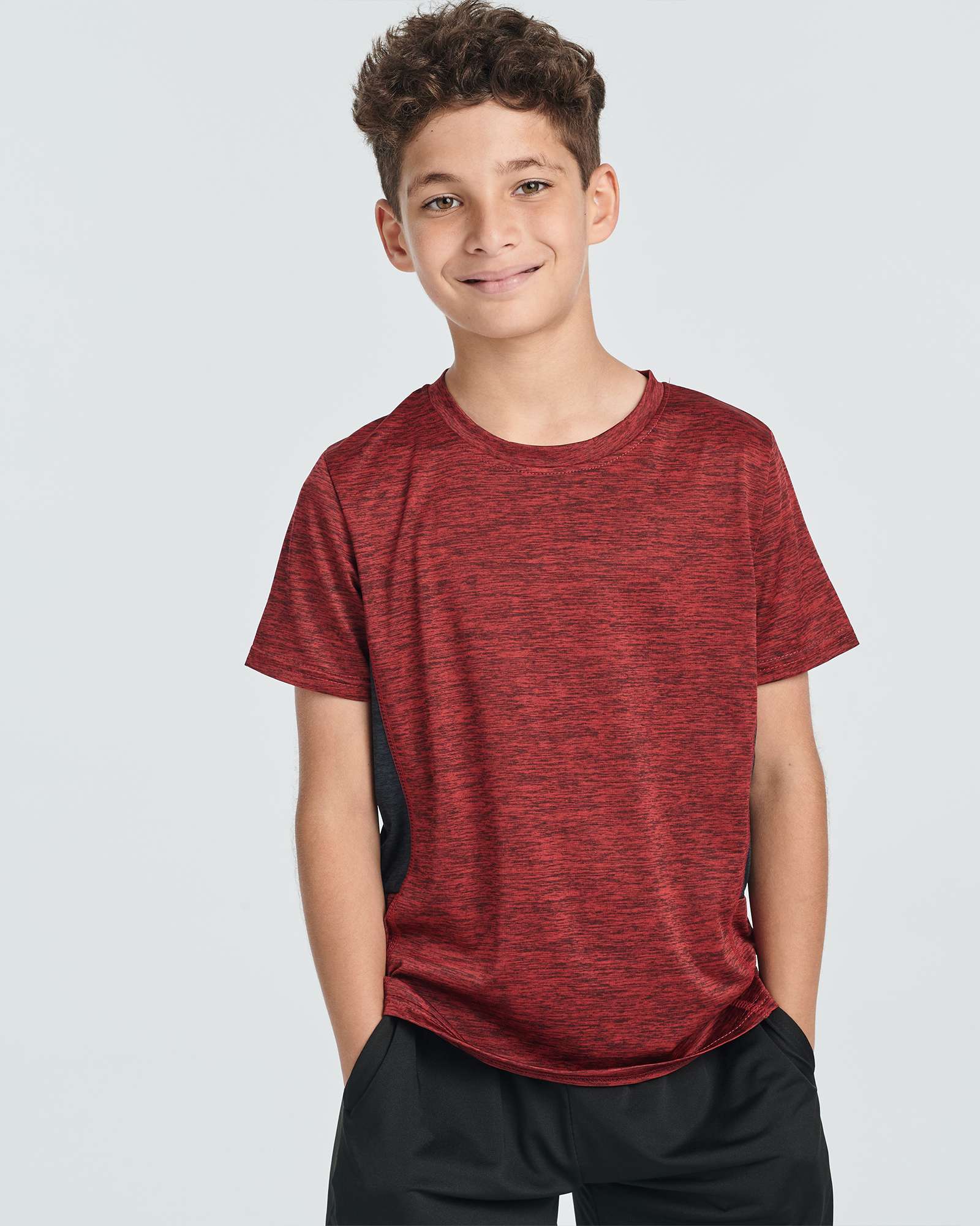 5 Pack: Boys Dry Fit Active Short-Sleeve T-Shirt