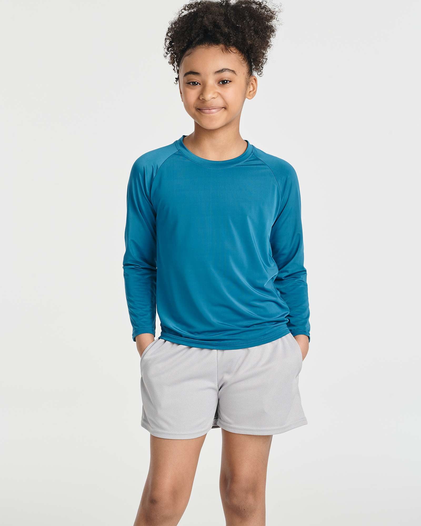 4 Pack: Girls' Long Sleeve Rash Guard Shirt