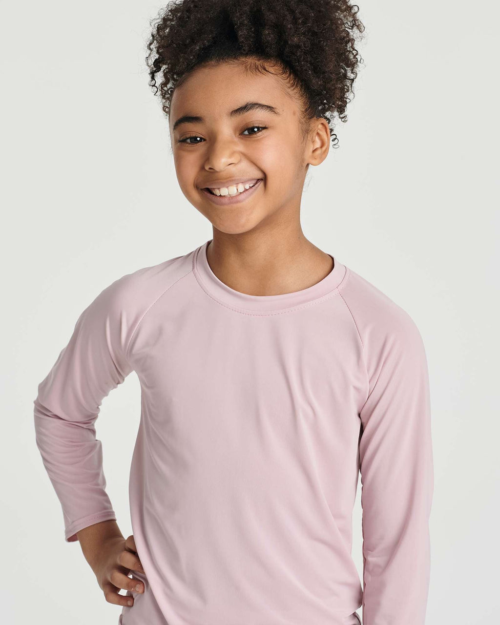 4 Pack: Girls' Long Sleeve Rash Guard Shirt