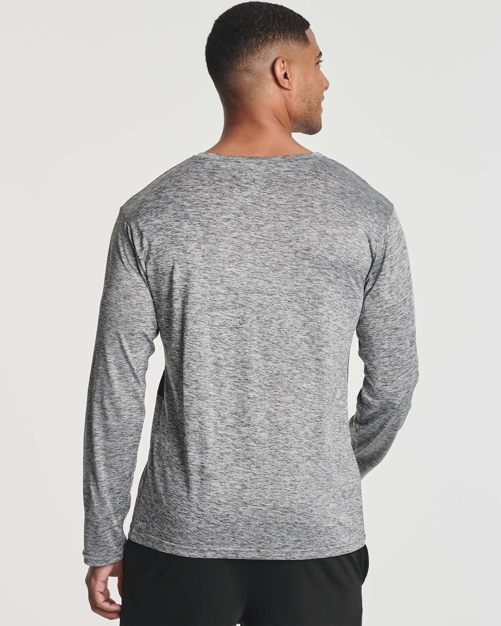 Real Essentials 4 Pack: Men's Dry-Fit UV Moisture Wicking UPF 50+ SPF Sun Protective Fishing Hiking Swim Long Sleeve Shirt