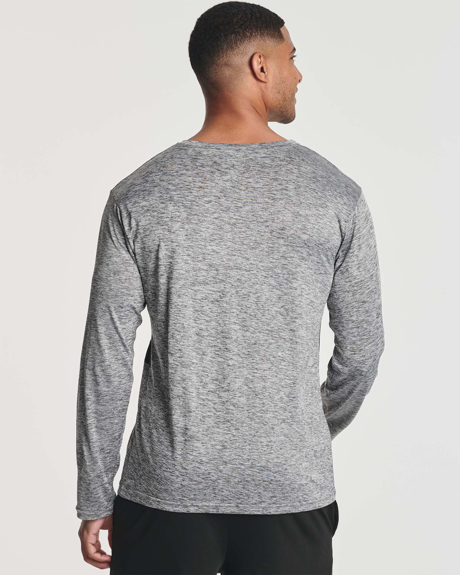 Real Essentials 4 Pack: Men's Dry-Fit UV Moisture Wicking UPF 50+ SPF Sun Protective Fishing Hiking Swim Long Sleeve Shirt