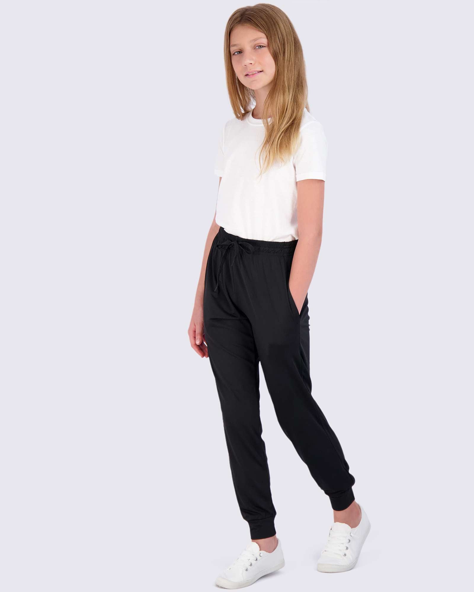 3 Pack: Girls Dry-Fit Active Jogger Sweatpants