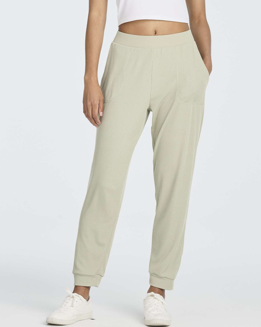 3 Pack: Women's Ribbed Lounge Jogger Sweatpants