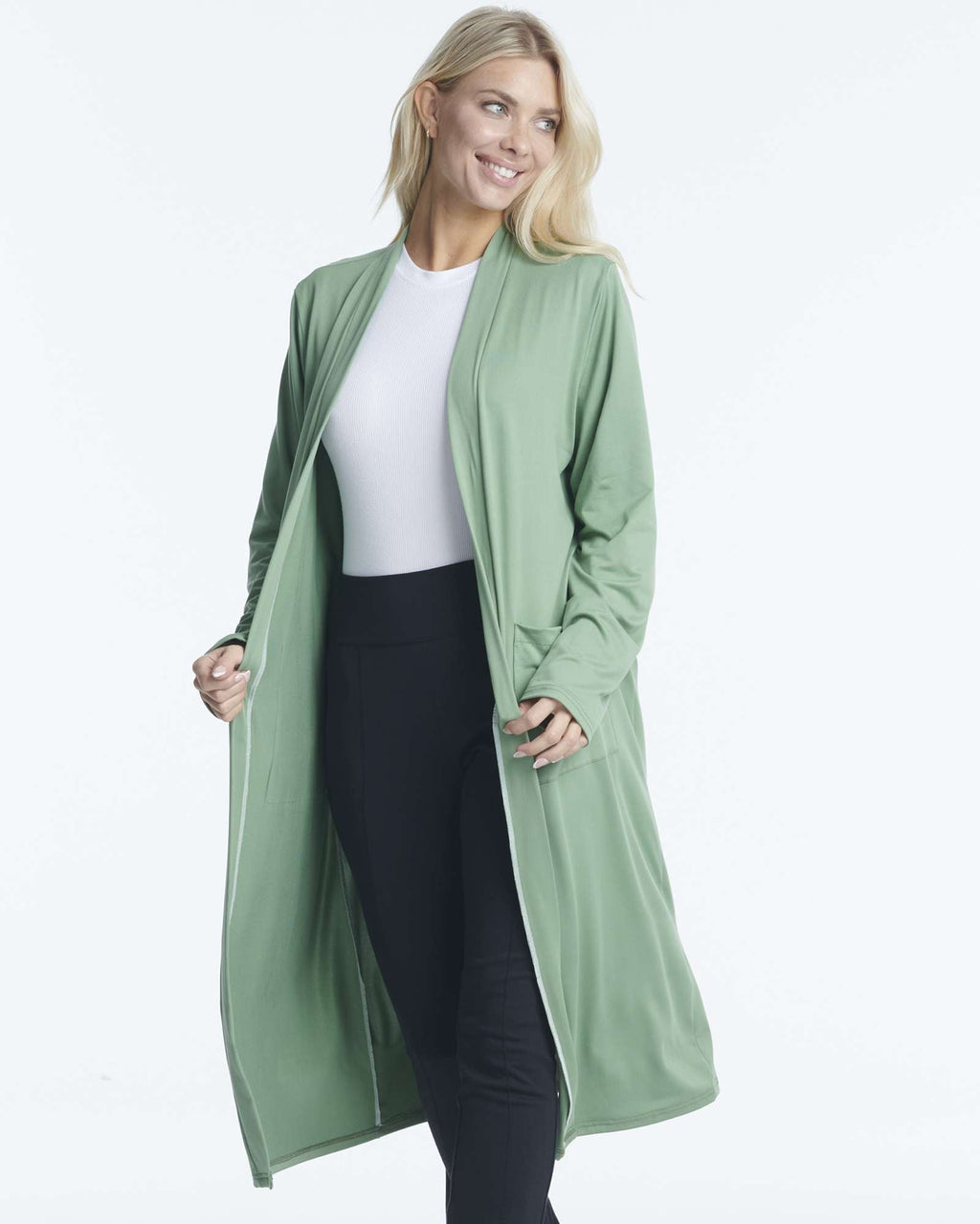 3 Pack: Women's Long Sleeve Open-Front Cardigan